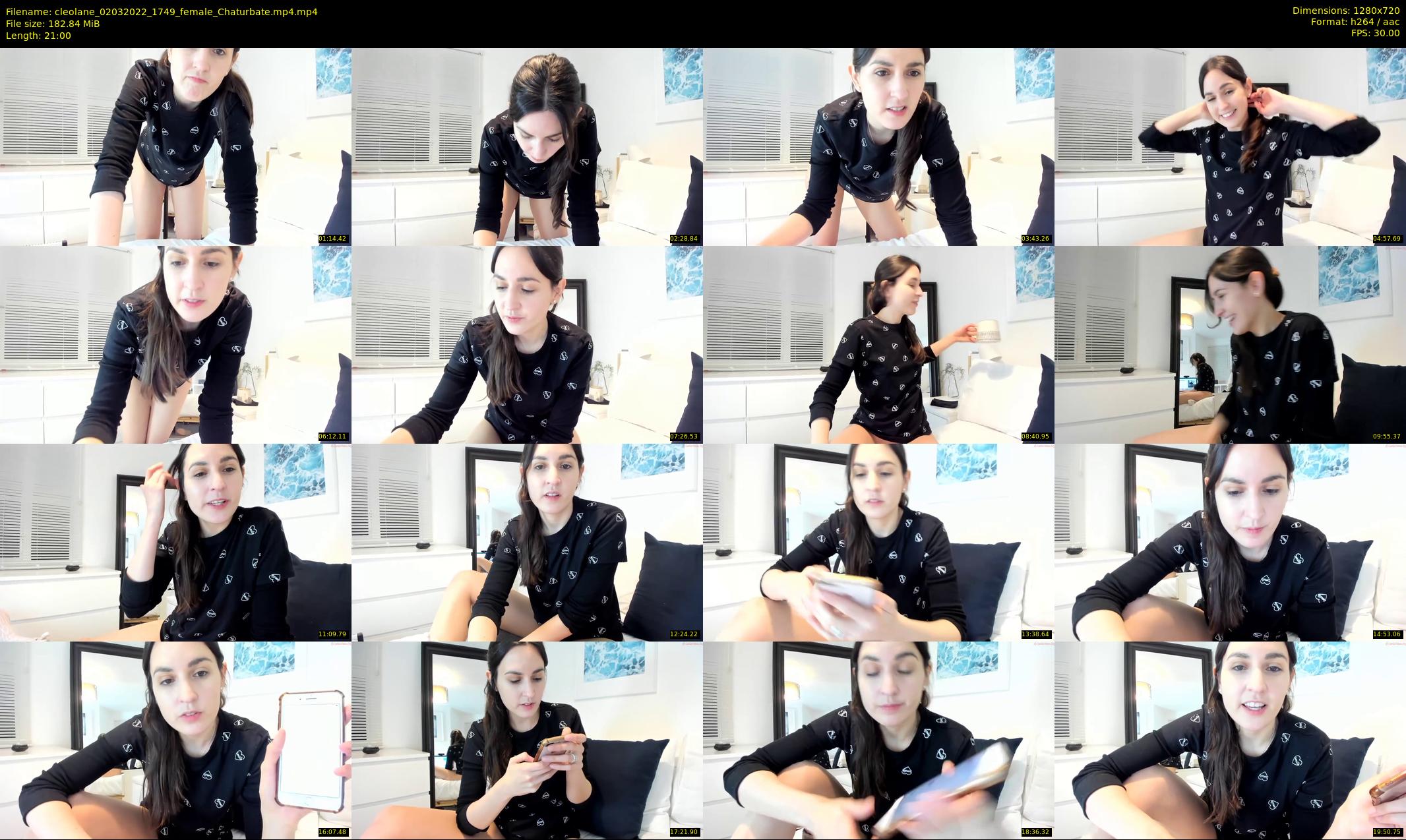 cleolane — 21 minute Chaturbate female cam show recording, 720p, Mar 2, 2022