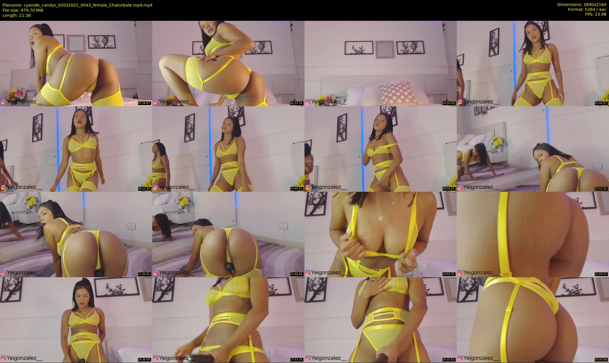 cyanide_candys — 22 minute Chaturbate female cam show recording, 4K, Mar 2, 2022