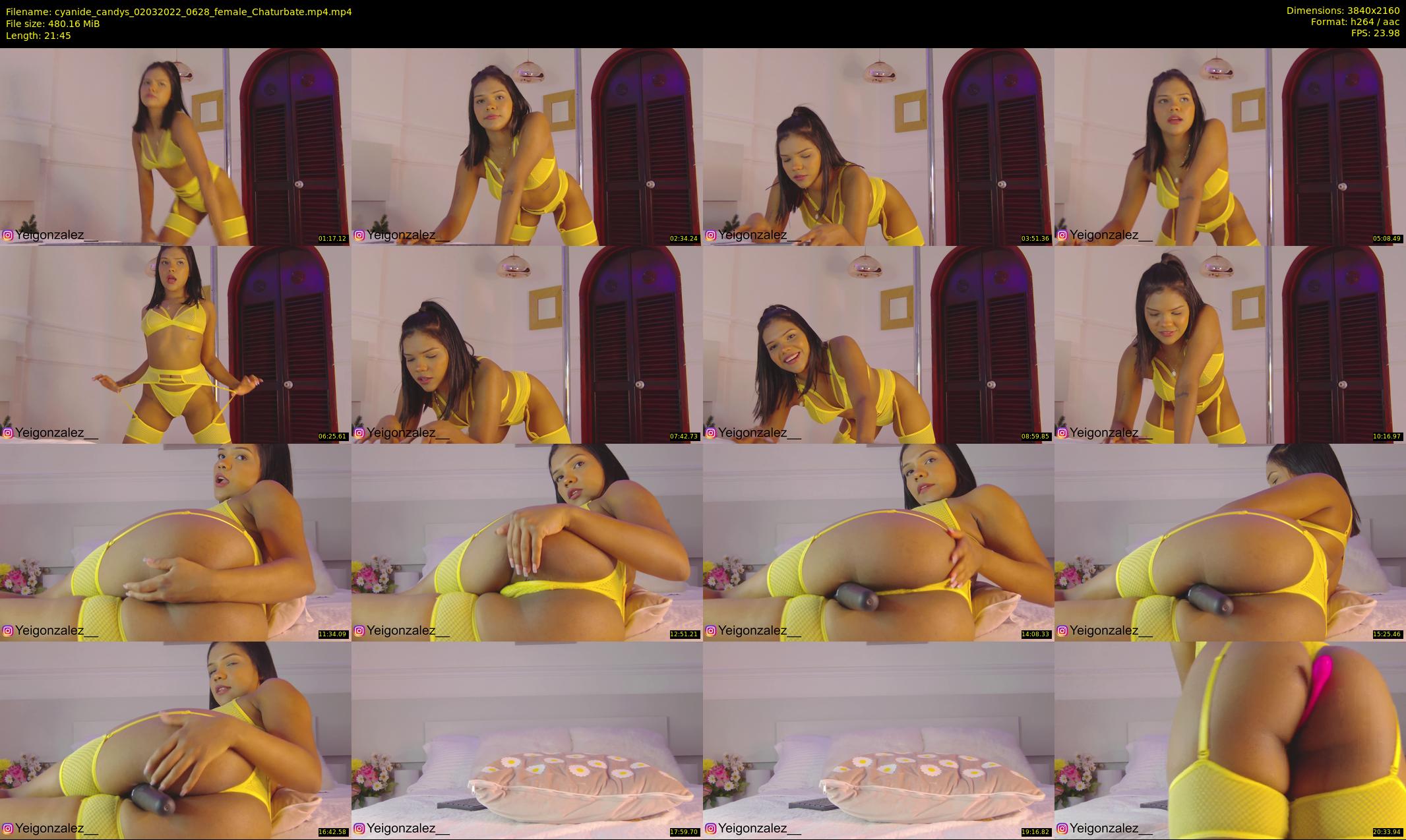 cyanide_candys — 22 minute Chaturbate female cam show recording, 4K, Mar 2, 2022