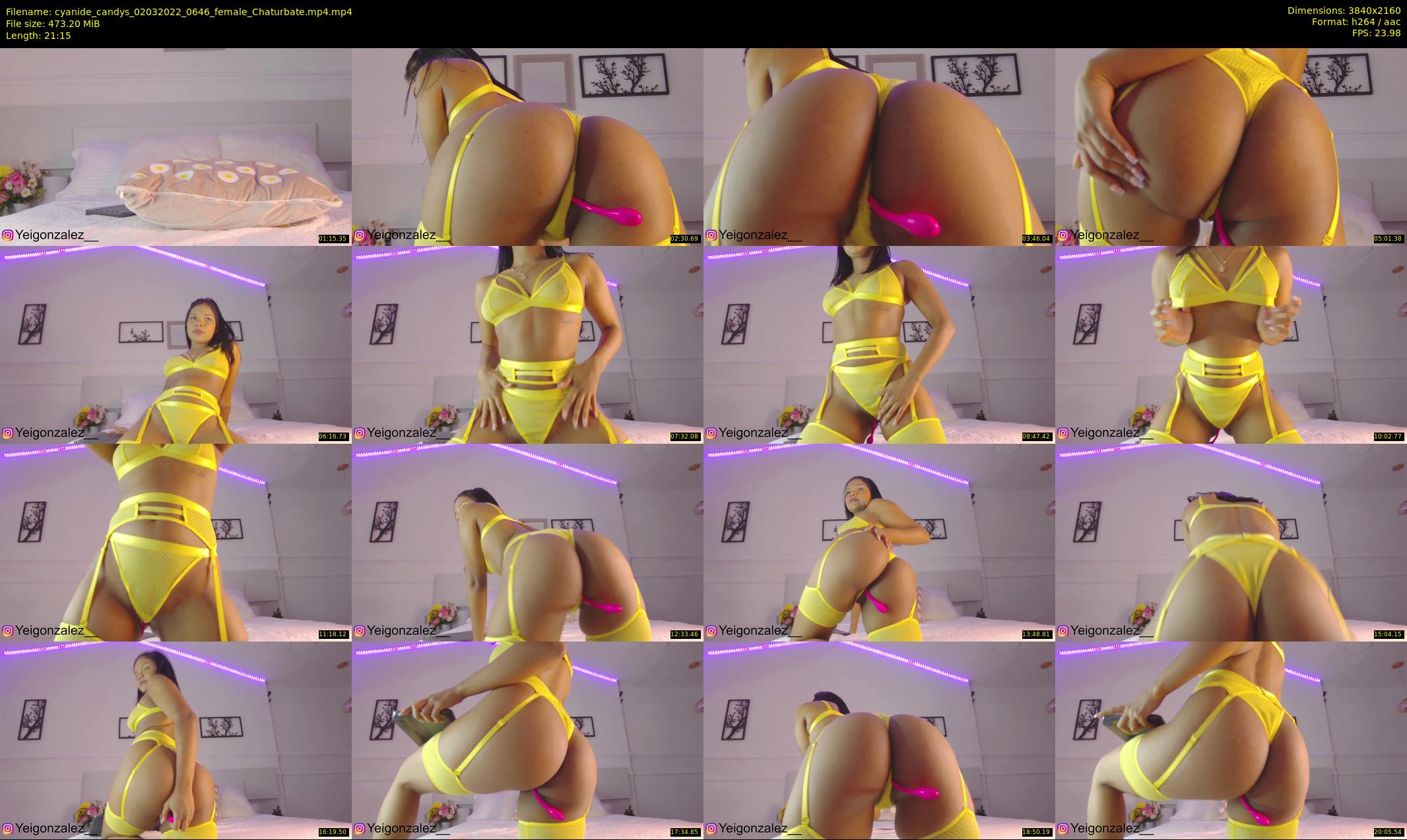 cyanide_candys — 22 minute Chaturbate female cam show recording, 4K, Mar 2, 2022