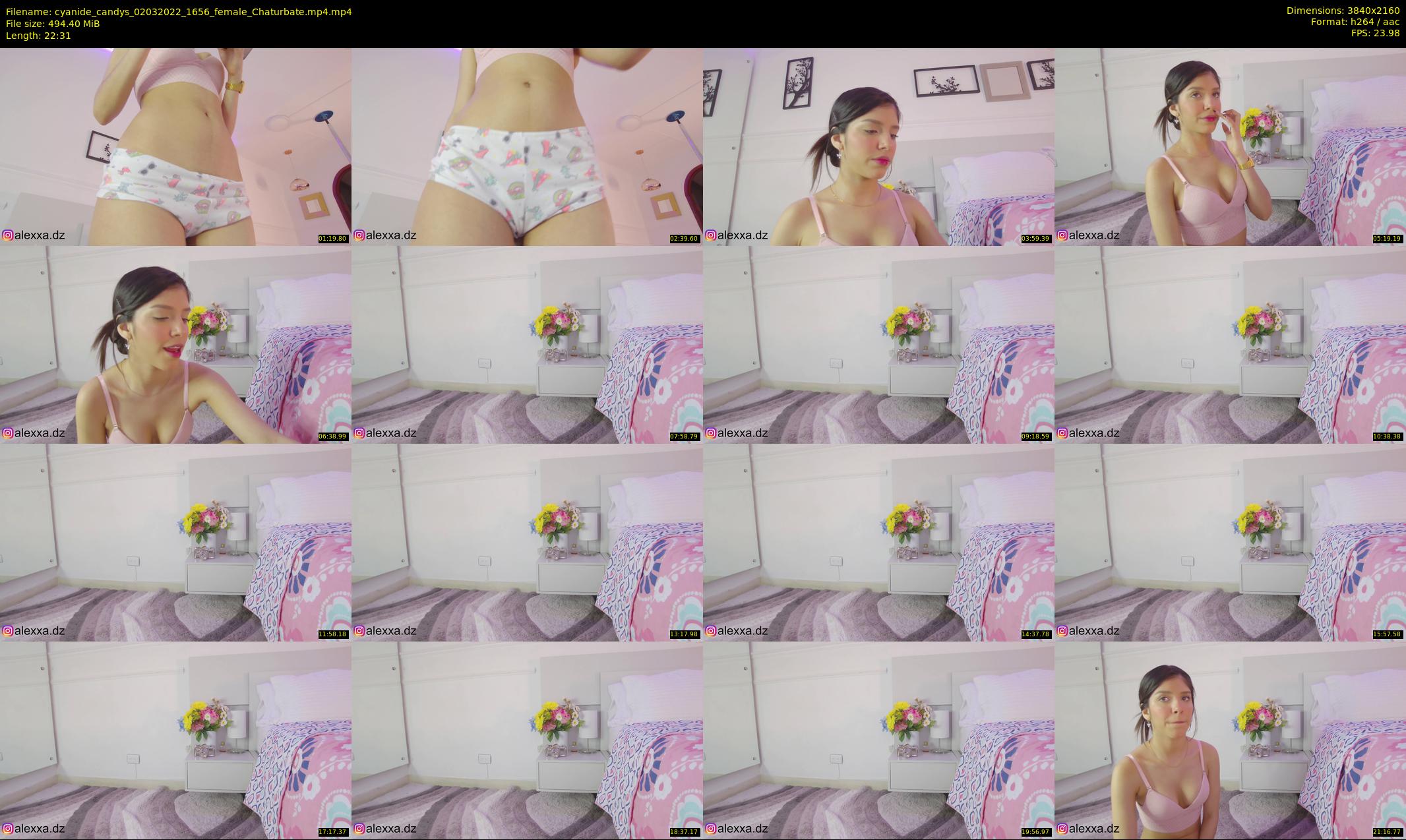 cyanide_candys — 23 minute Chaturbate female cam show recording, 4K, Mar 2, 2022