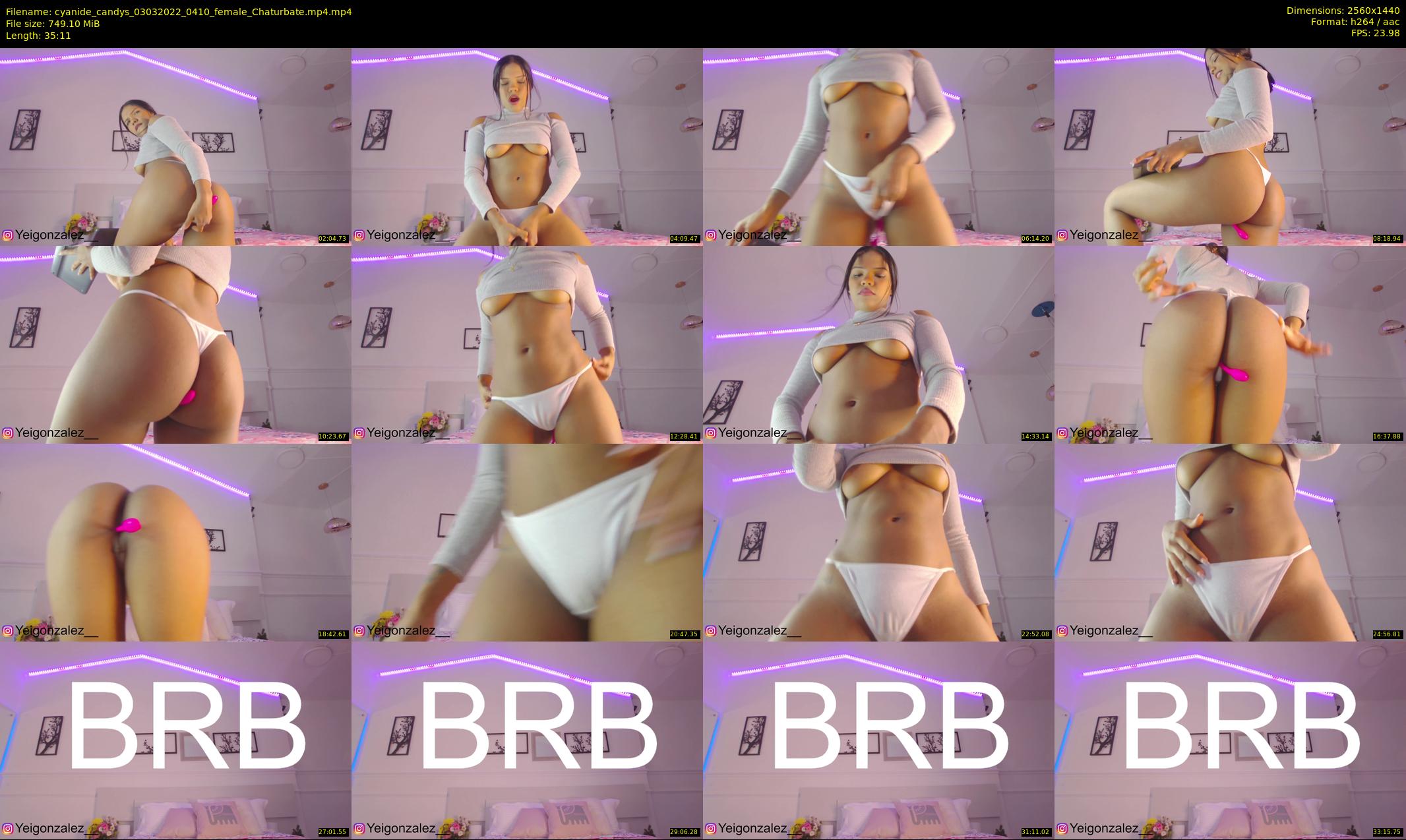 cyanide_candys — 36 minute Chaturbate female cam show recording, 1080p, Mar 3, 2022