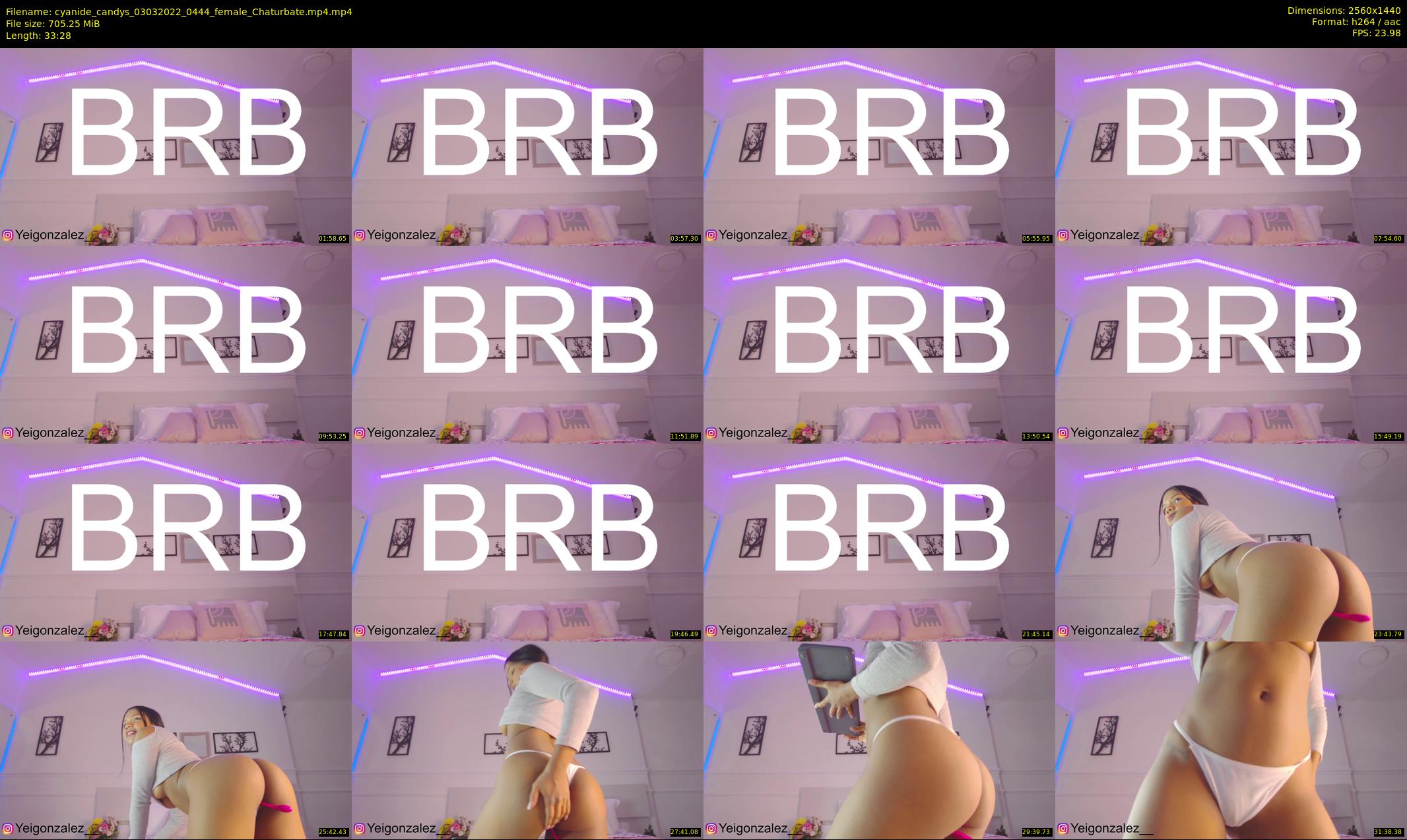 cyanide_candys — 34 minute Chaturbate female cam show recording, 1080p, Mar 3, 2022