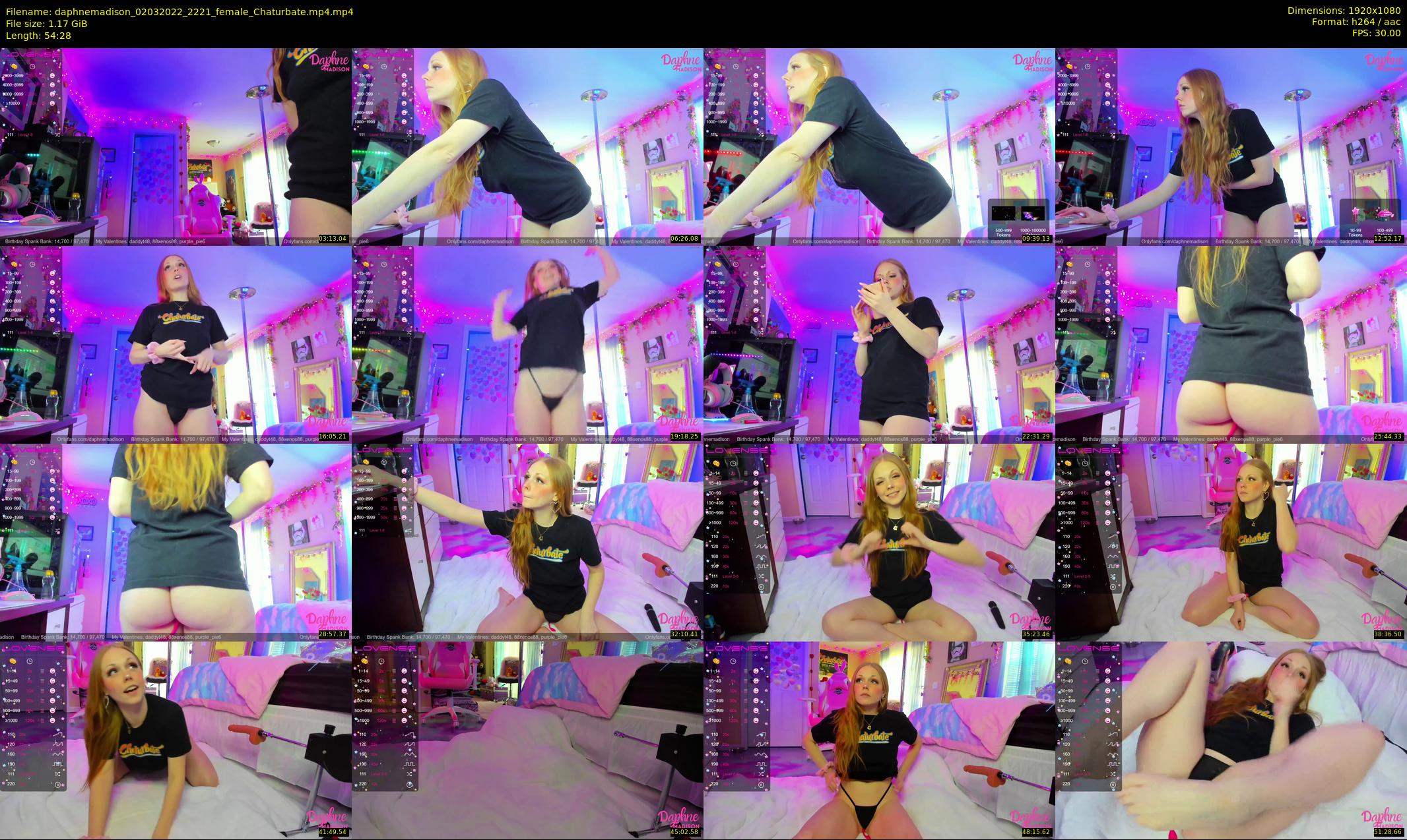 daphnemadison — 55 minute Chaturbate couple cam show recording, 1080p, Mar 2, 2022