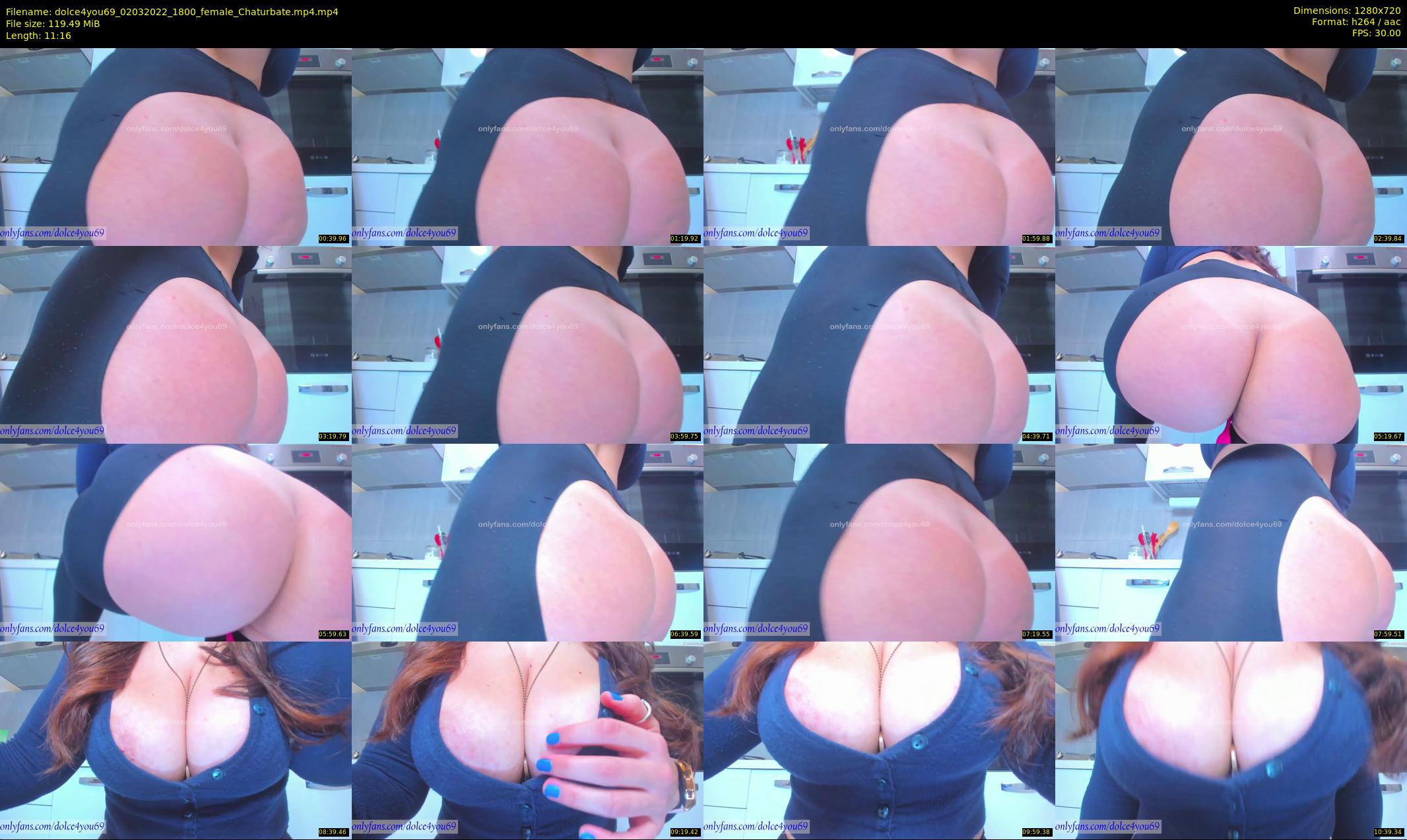 dolce4you69 — 12 minute Chaturbate female cam show recording, 720p, Mar 2, 2022