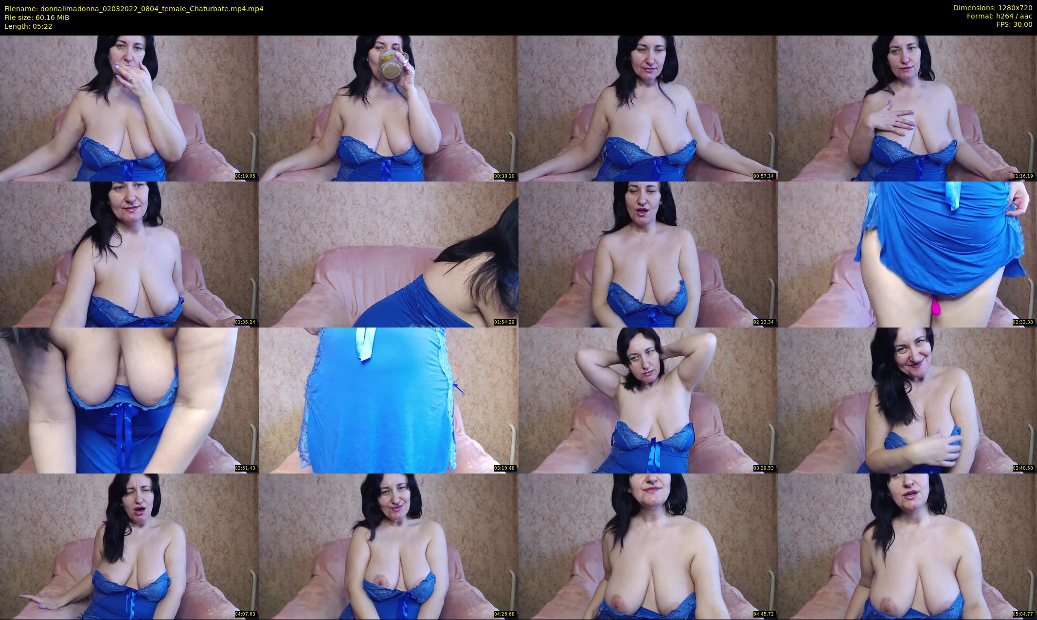 donnalimadonna — 6 minute Chaturbate female cam show recording, 720p, Mar 2, 2022