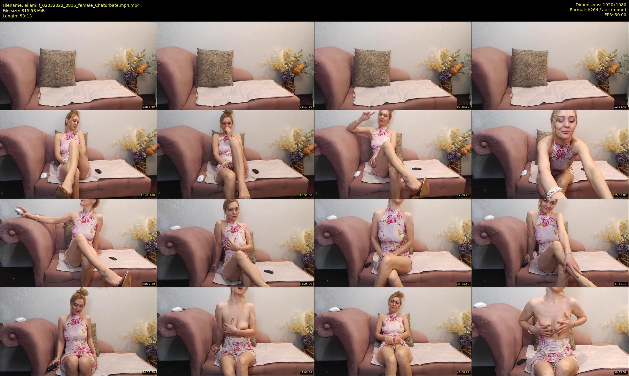ellamilf — 54 minute Chaturbate female cam show recording, 1080p, Mar 2, 2022