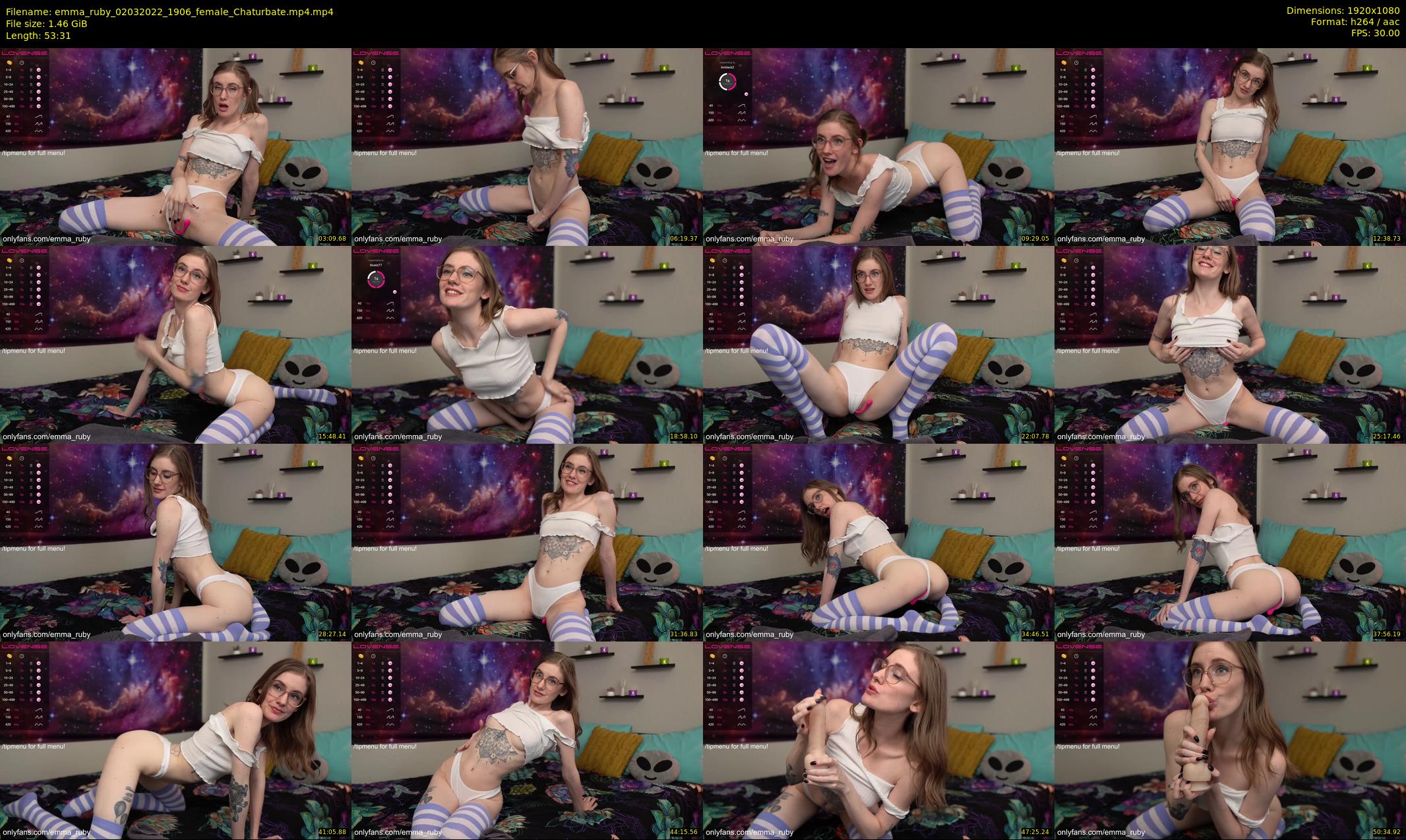 emma_ruby — 54 minute Chaturbate female cam show recording, 1080p, Mar 2, 2022