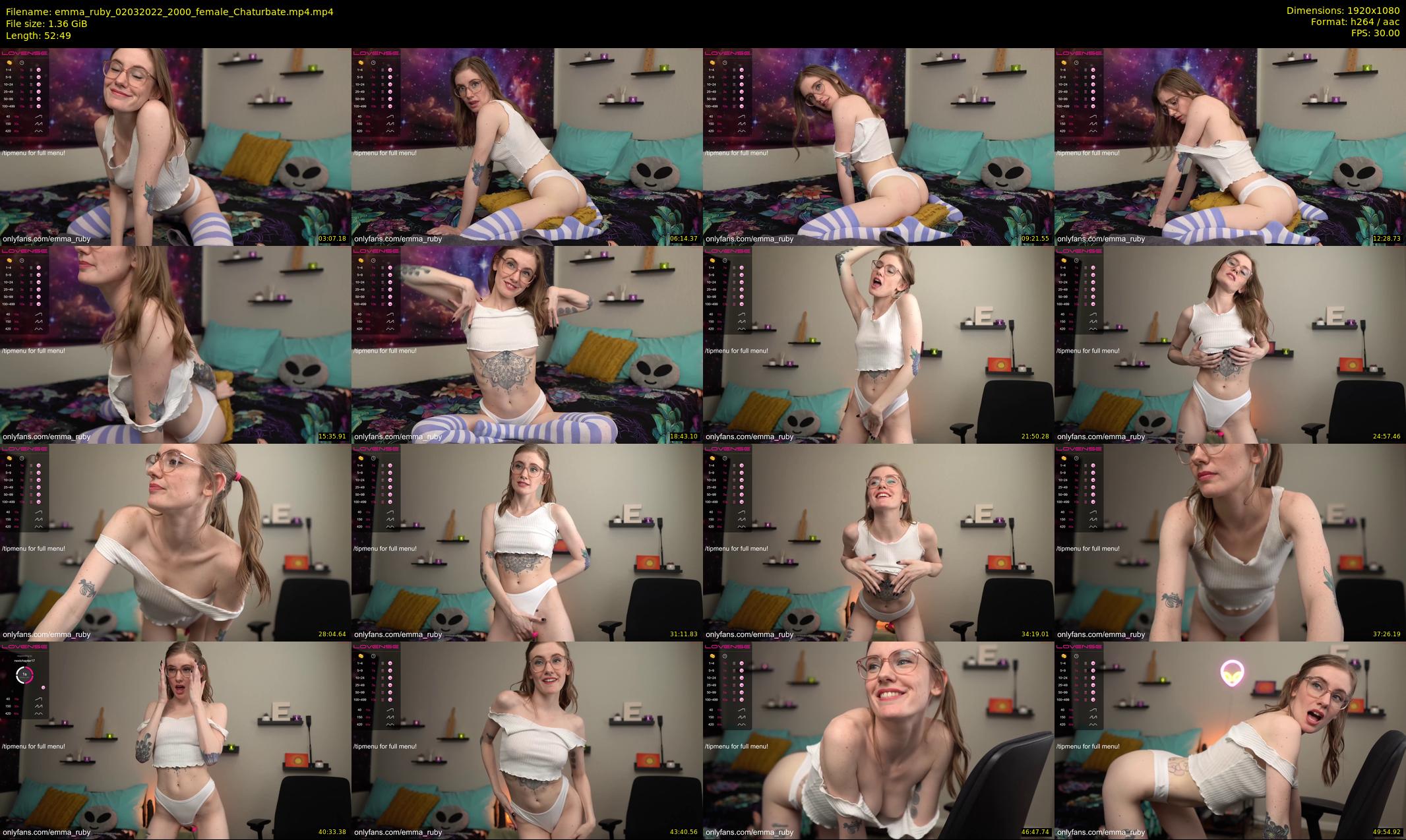 emma_ruby — 53 minute Chaturbate female cam show recording, 1080p, Mar 2, 2022