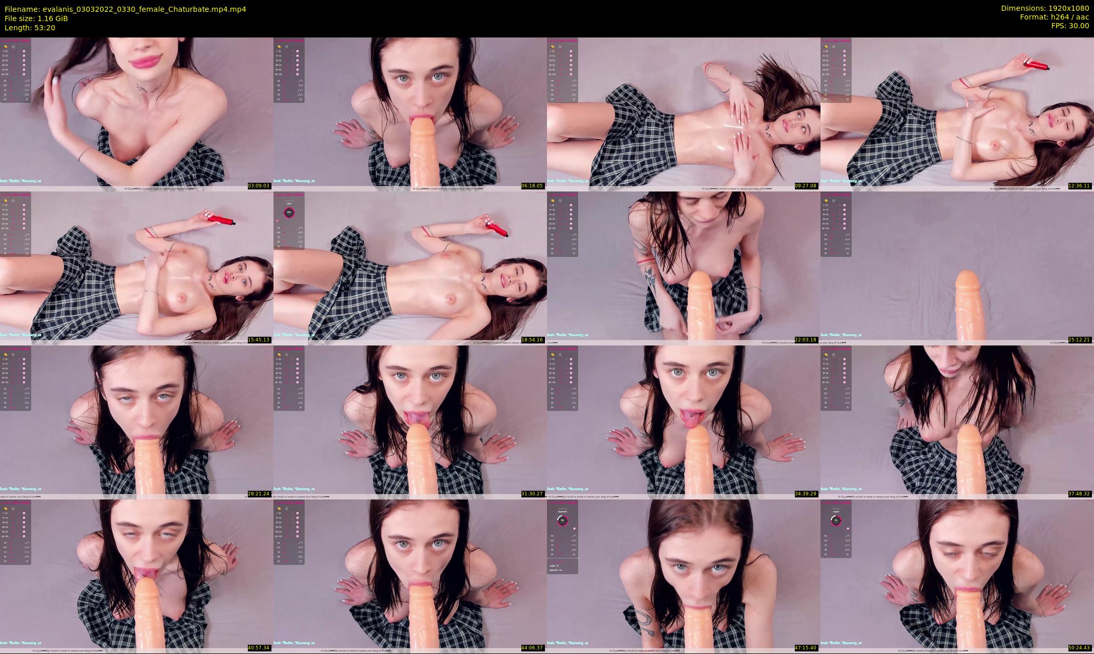 evalanis — 54 minute Chaturbate couple cam show recording, 1080p, Mar 3, 2022