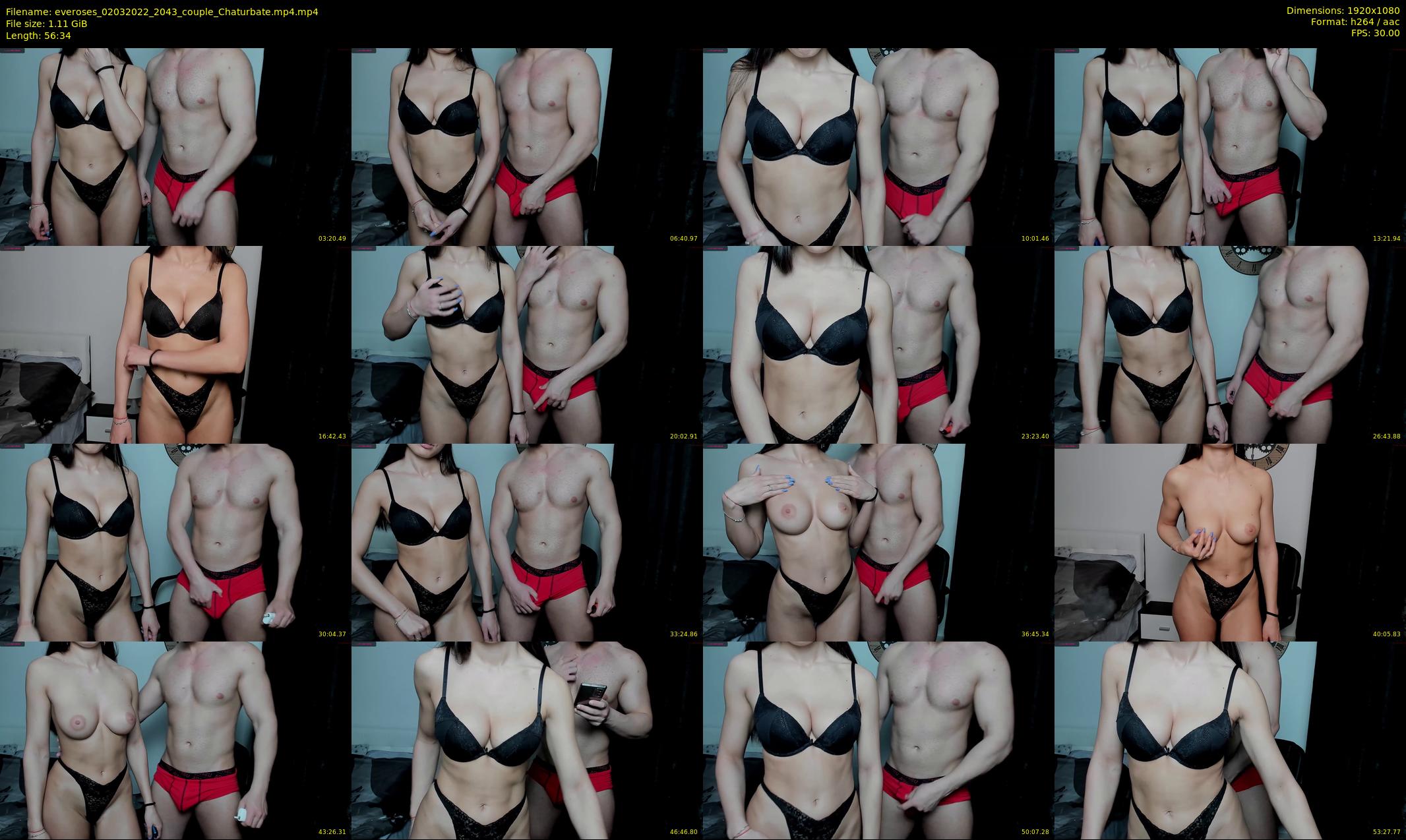 everoses — 57 minute Chaturbate couple cam show recording, 1080p, Mar 2, 2022