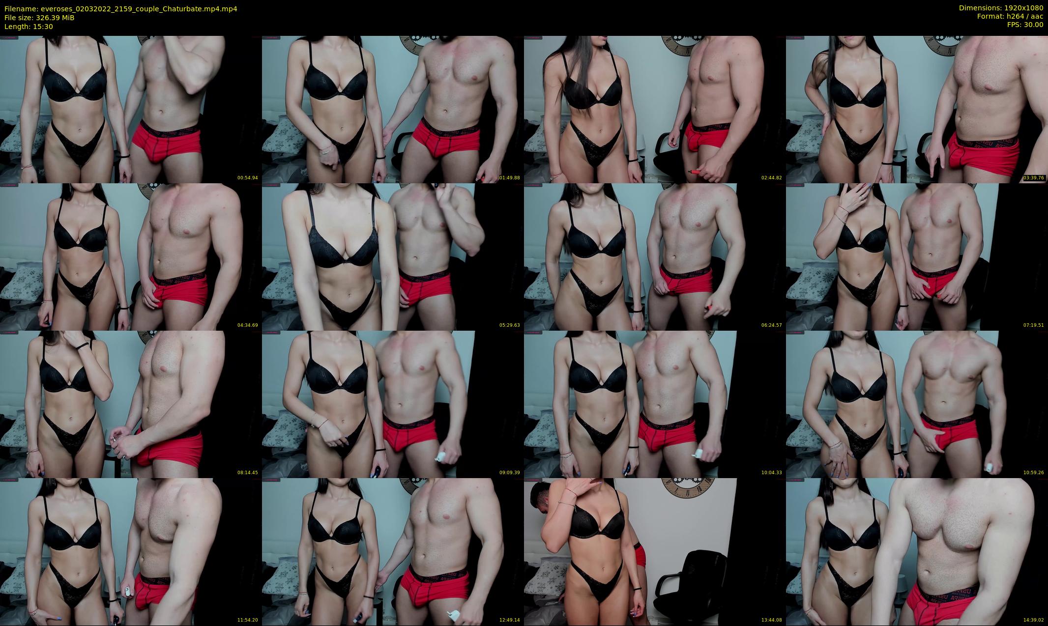 everoses — 16 minute Chaturbate couple cam show recording, 1080p, Mar 2, 2022