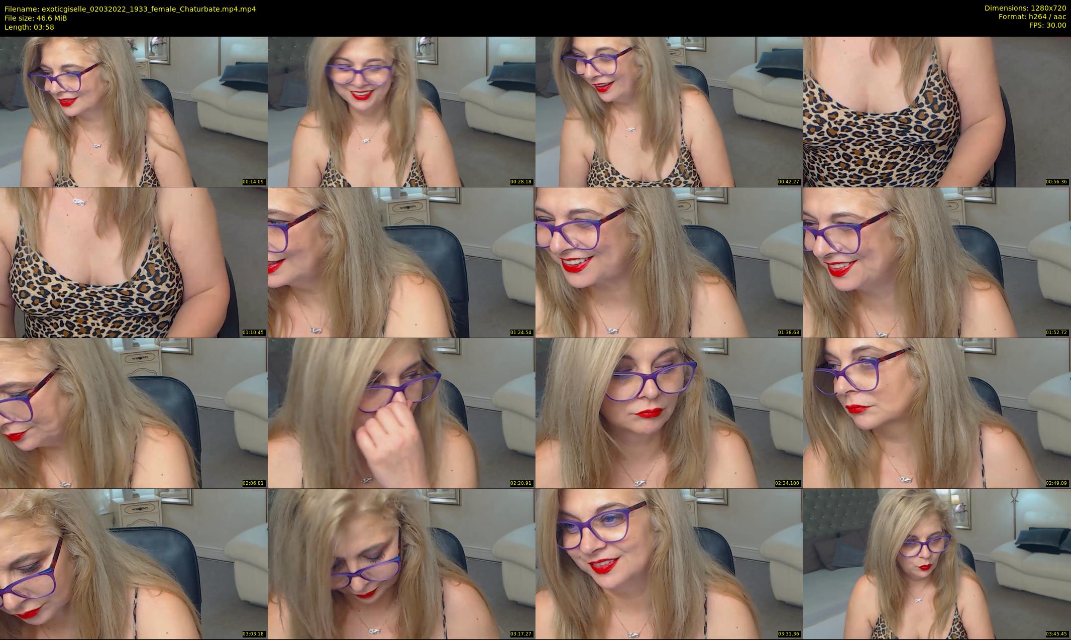 exoticgiselle — 4 minute Chaturbate female cam show recording, 720p, Mar 2, 2022