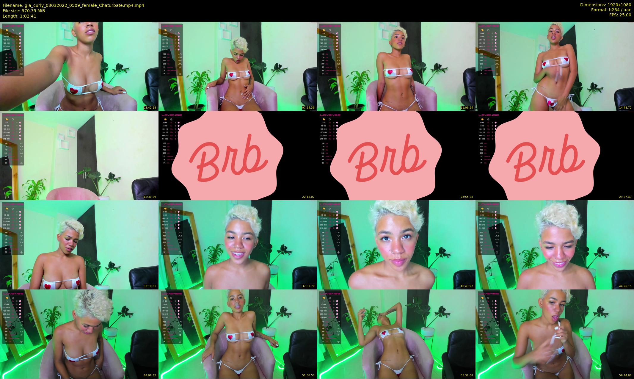 gia_curly — 63 minute Chaturbate female cam show recording, 1080p, Mar 3, 2022