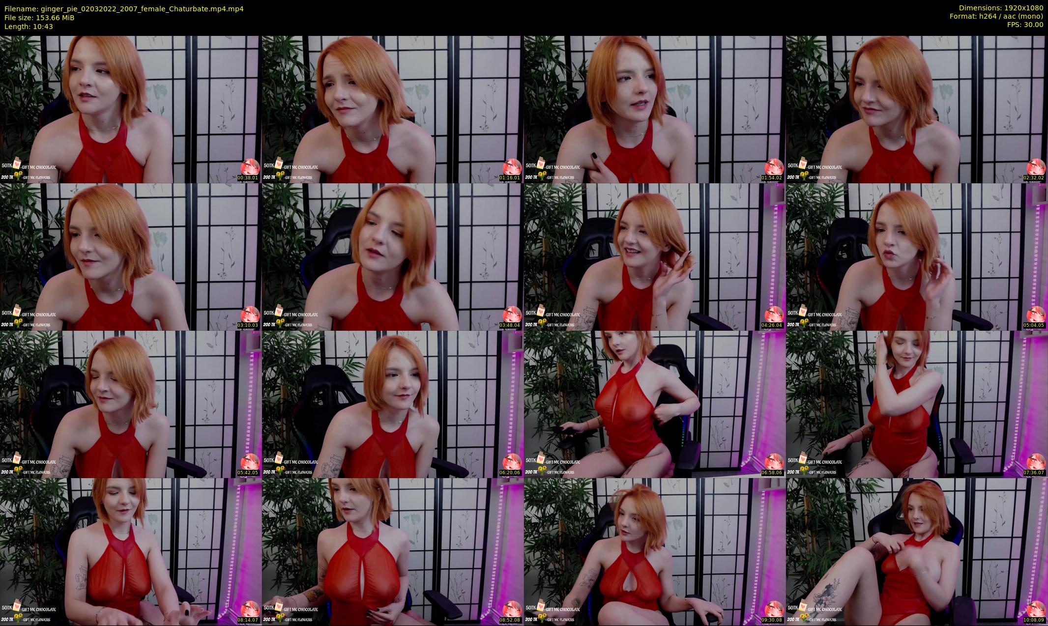 ginger_pie — 11 minute Chaturbate female cam show recording, 1080p, Mar 2, 2022