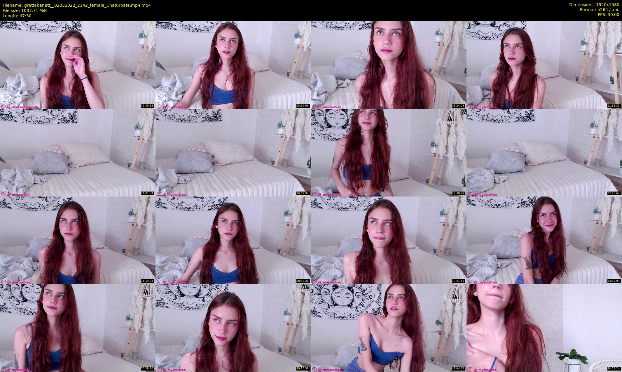 grettabenett_ — 48 minute Chaturbate female cam show recording, 1080p, Mar 2, 2022