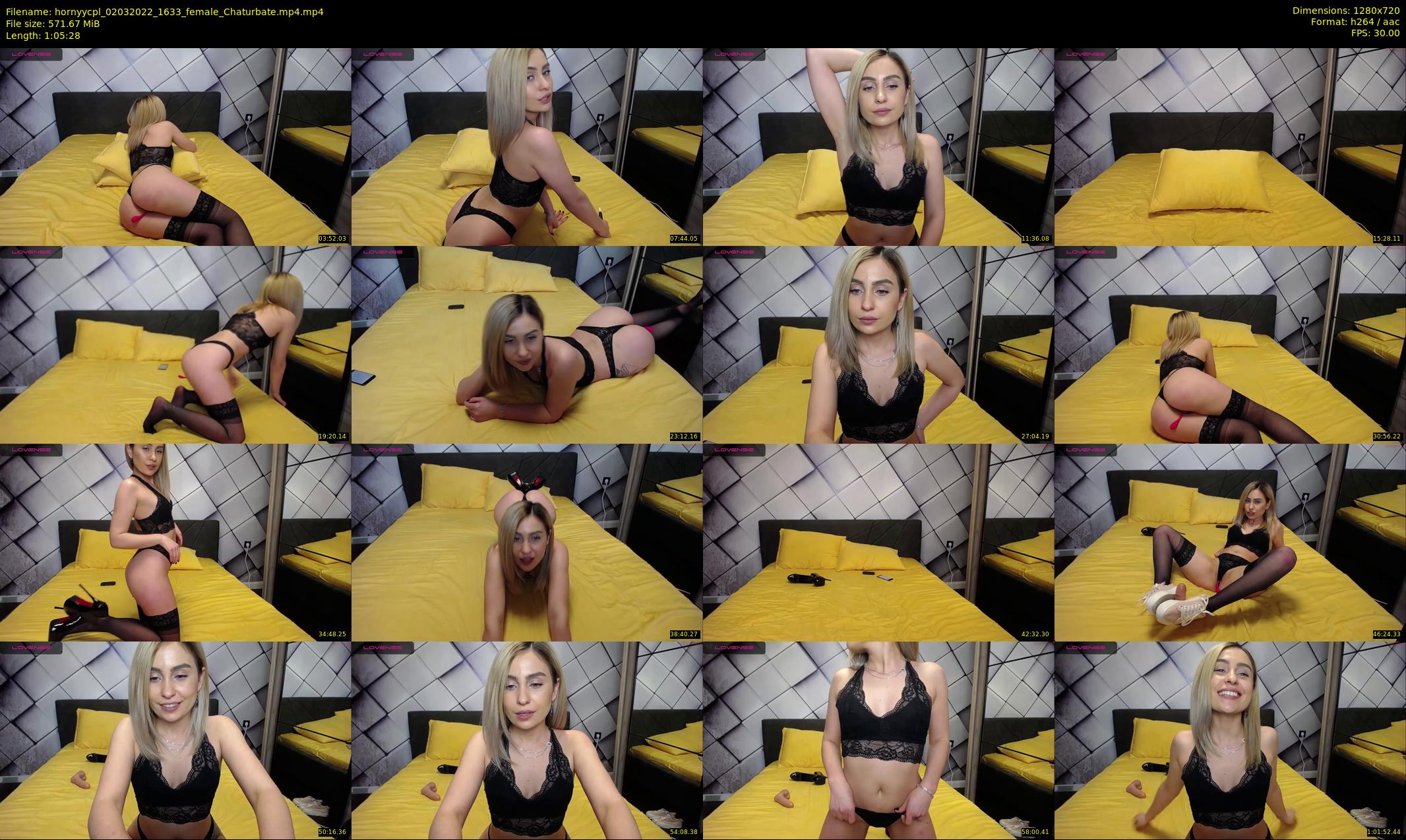 hornyycpl — 66 minute Chaturbate couple cam show recording, 720p, Mar 2, 2022