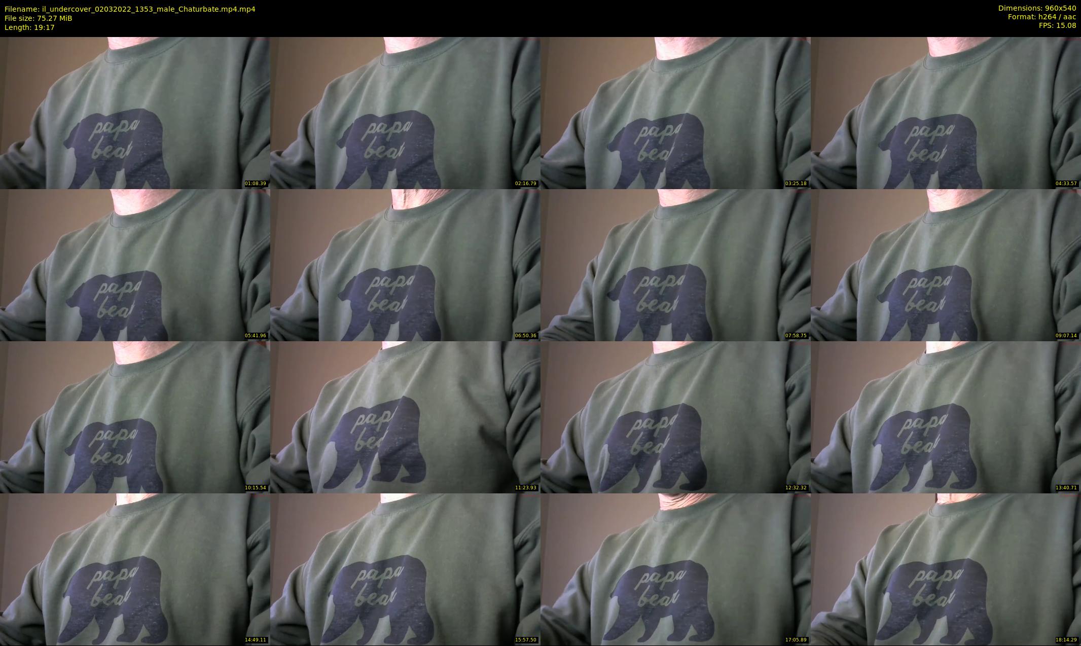 il_undercover — 20 minute Chaturbate male cam show recording, 480p, Mar 2, 2022