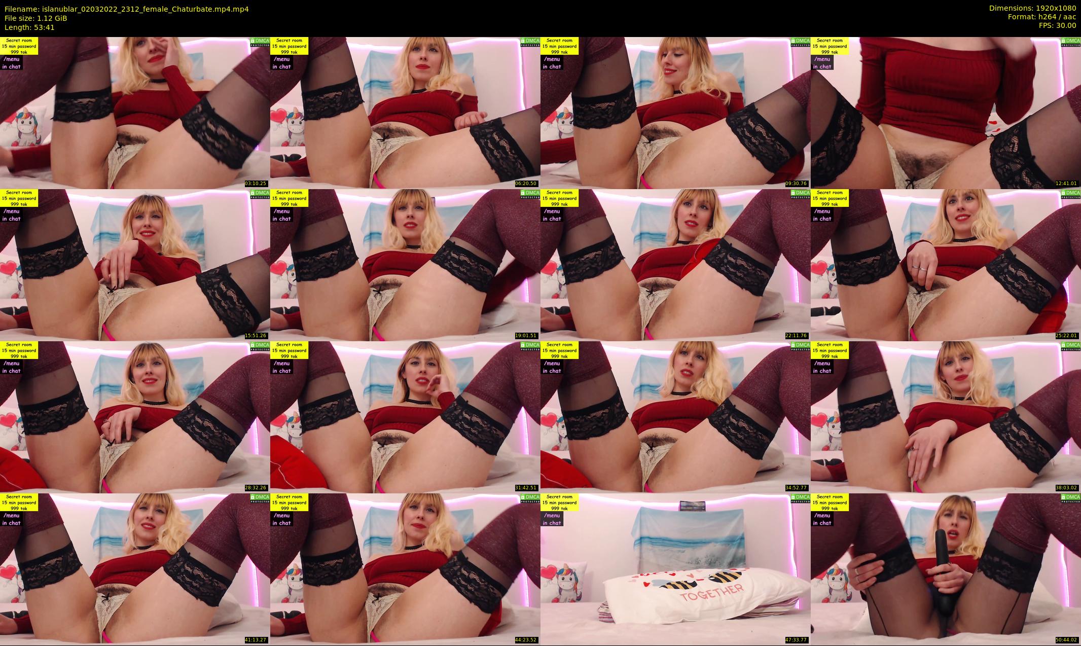 islanublar — 54 minute Chaturbate female cam show recording, 1080p, Mar 2, 2022