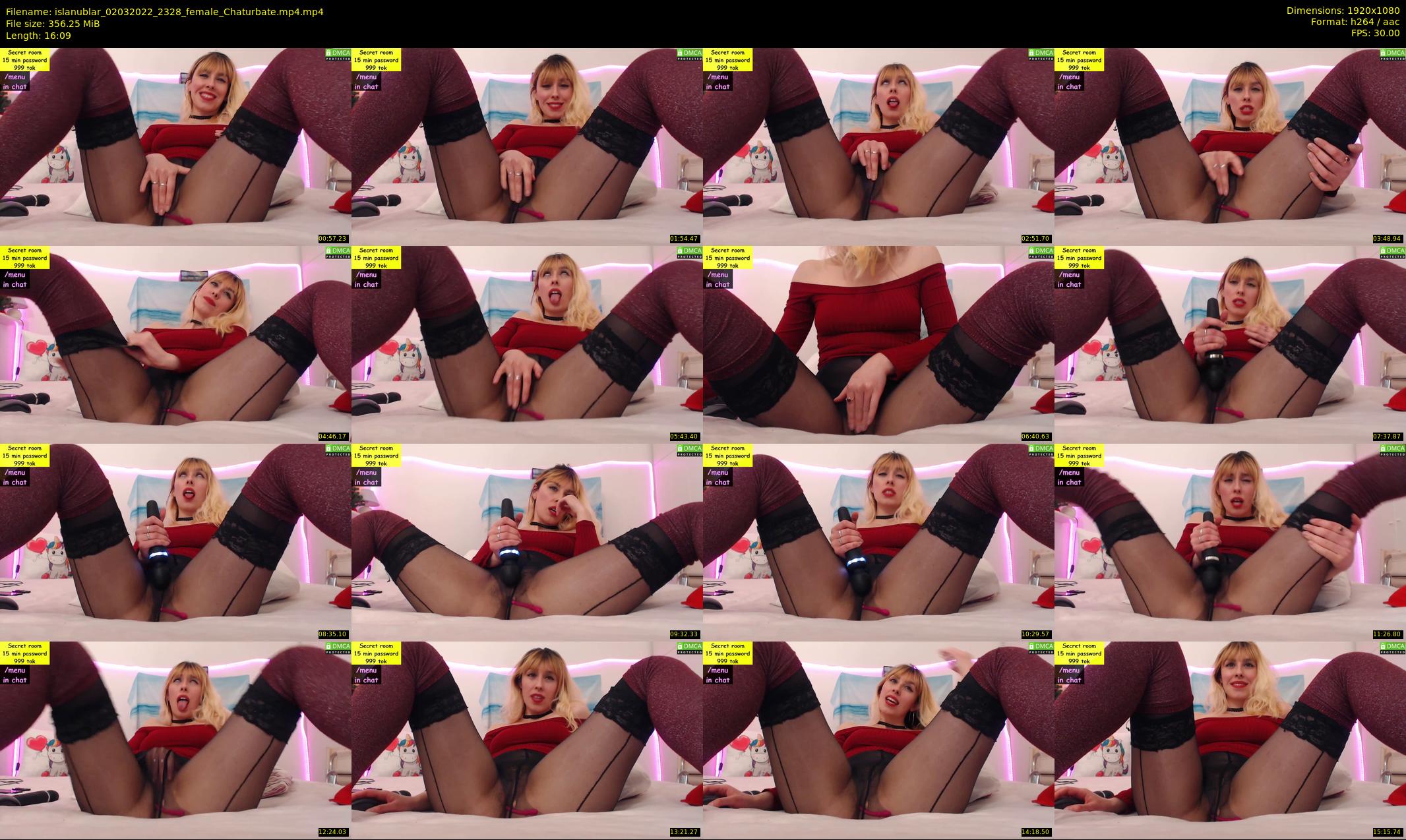 islanublar — 17 minute Chaturbate female cam show recording, 1080p, Mar 2, 2022