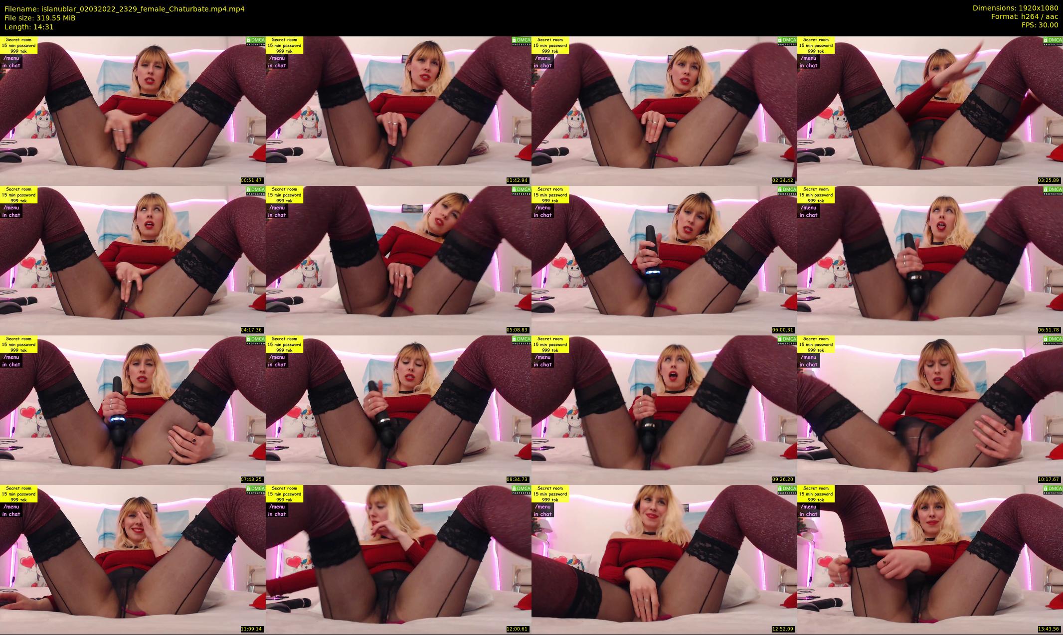 islanublar — 15 minute Chaturbate female cam show recording, 1080p, Mar 2, 2022