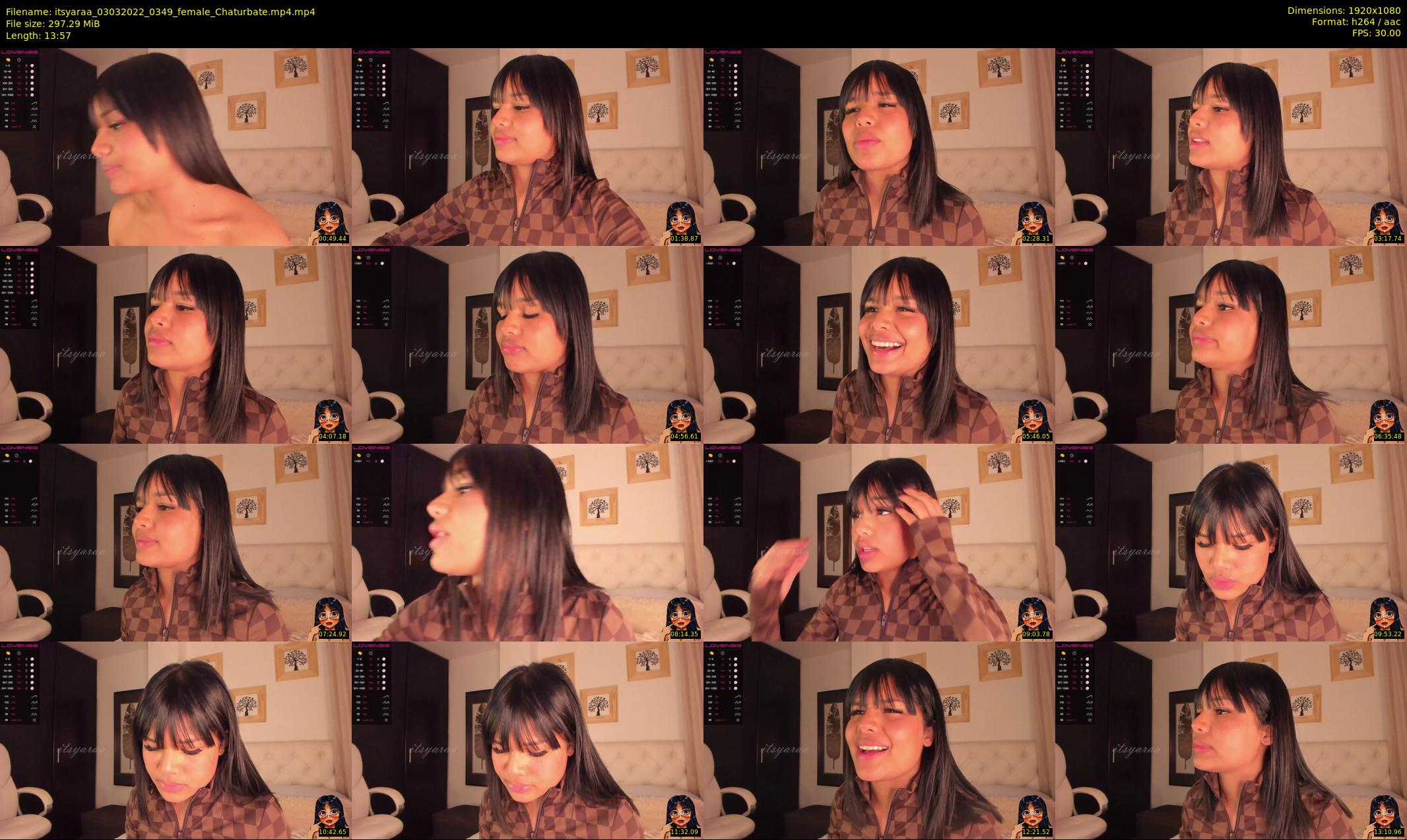 itsyaraa — 14 minute Chaturbate female cam show recording, 1080p, Mar 3, 2022