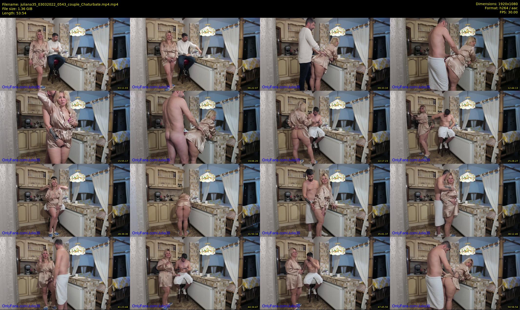 juliana35 — 54 minute Chaturbate couple cam show recording, 1080p, Mar 3, 2022