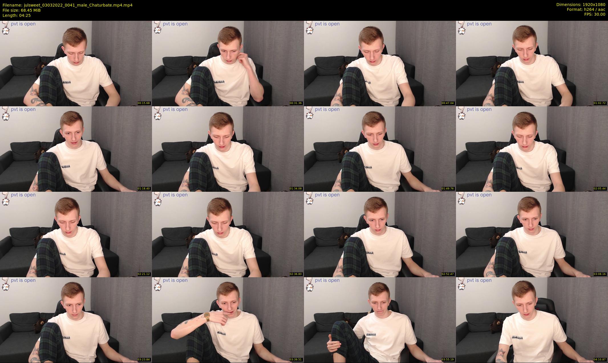 julsweet — 5 minute Chaturbate male cam show recording, 1080p, Mar 3, 2022
