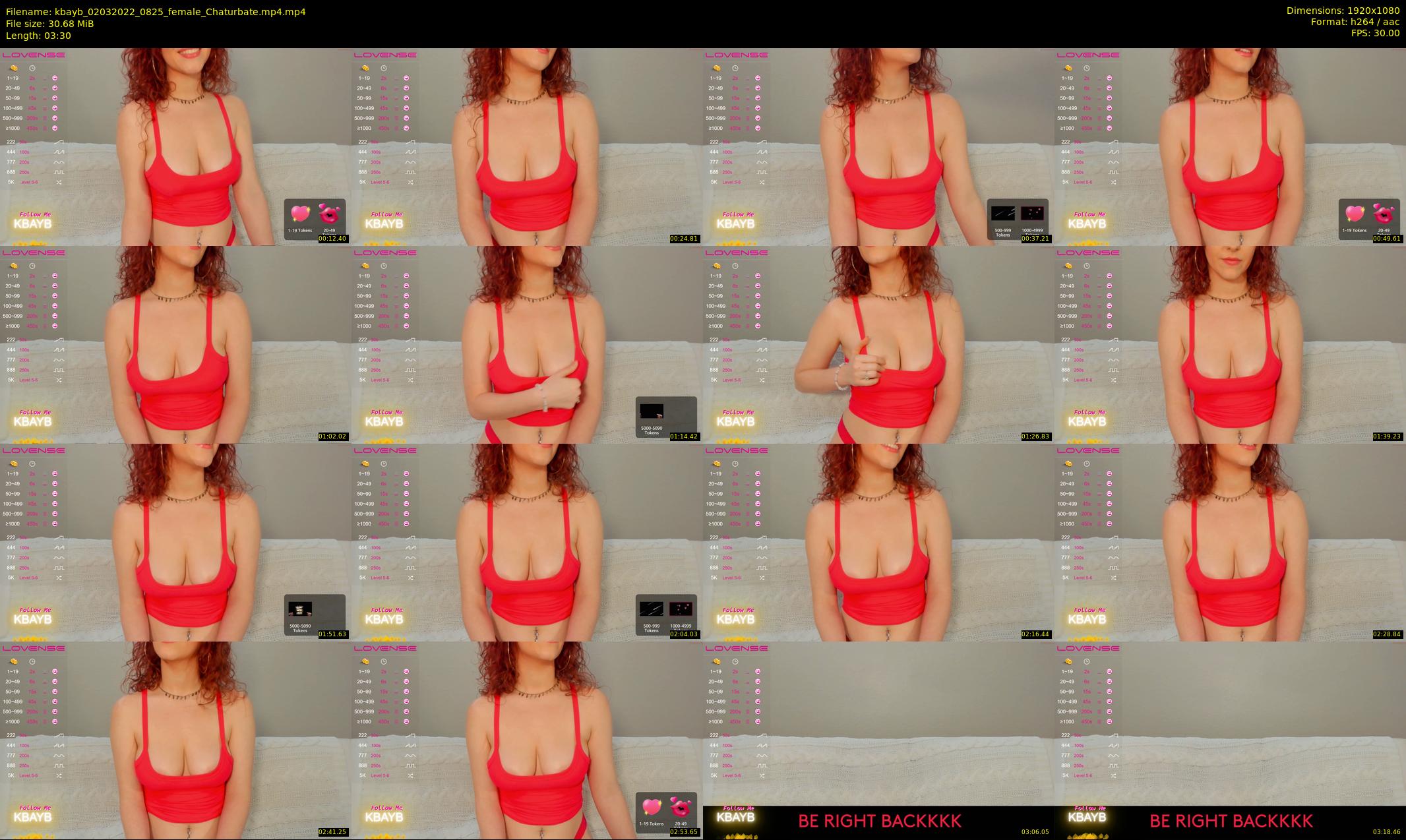 kbayb — 4 minute Chaturbate female cam show recording, 1080p, Mar 2, 2022