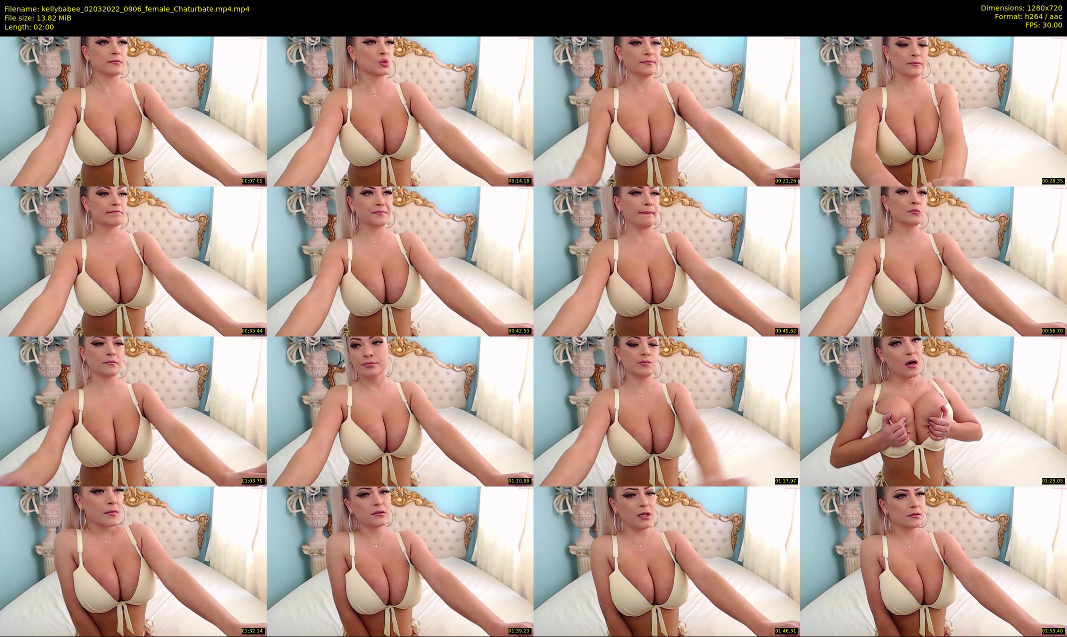 kellybabee — 2 minute Chaturbate female cam show recording, 720p, Mar 2, 2022