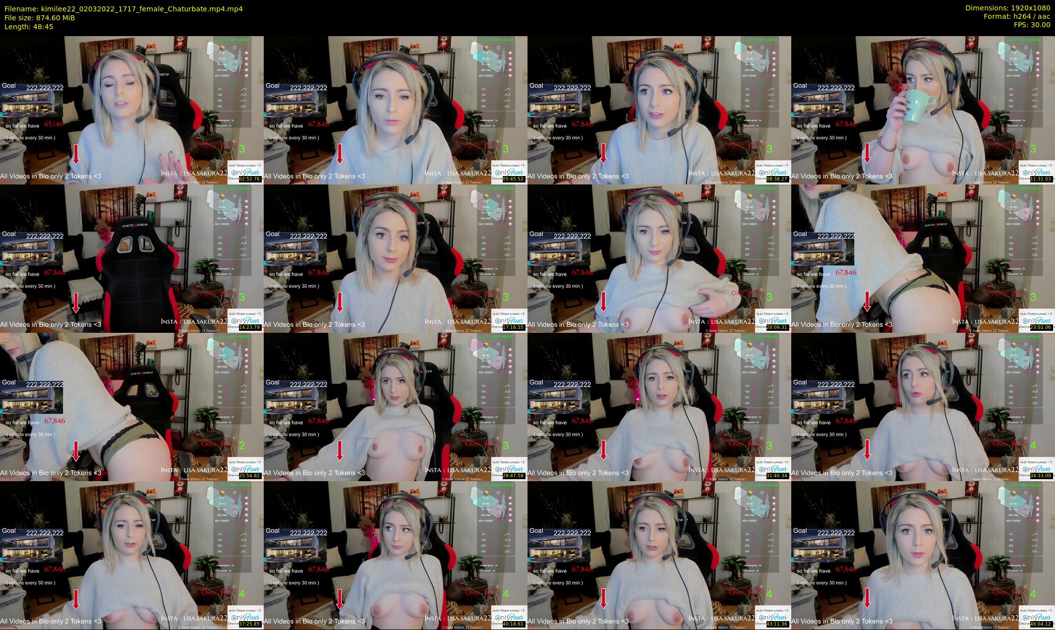 kimilee22 — 49 minute Chaturbate female cam show recording, 1080p, Mar 2, 2022