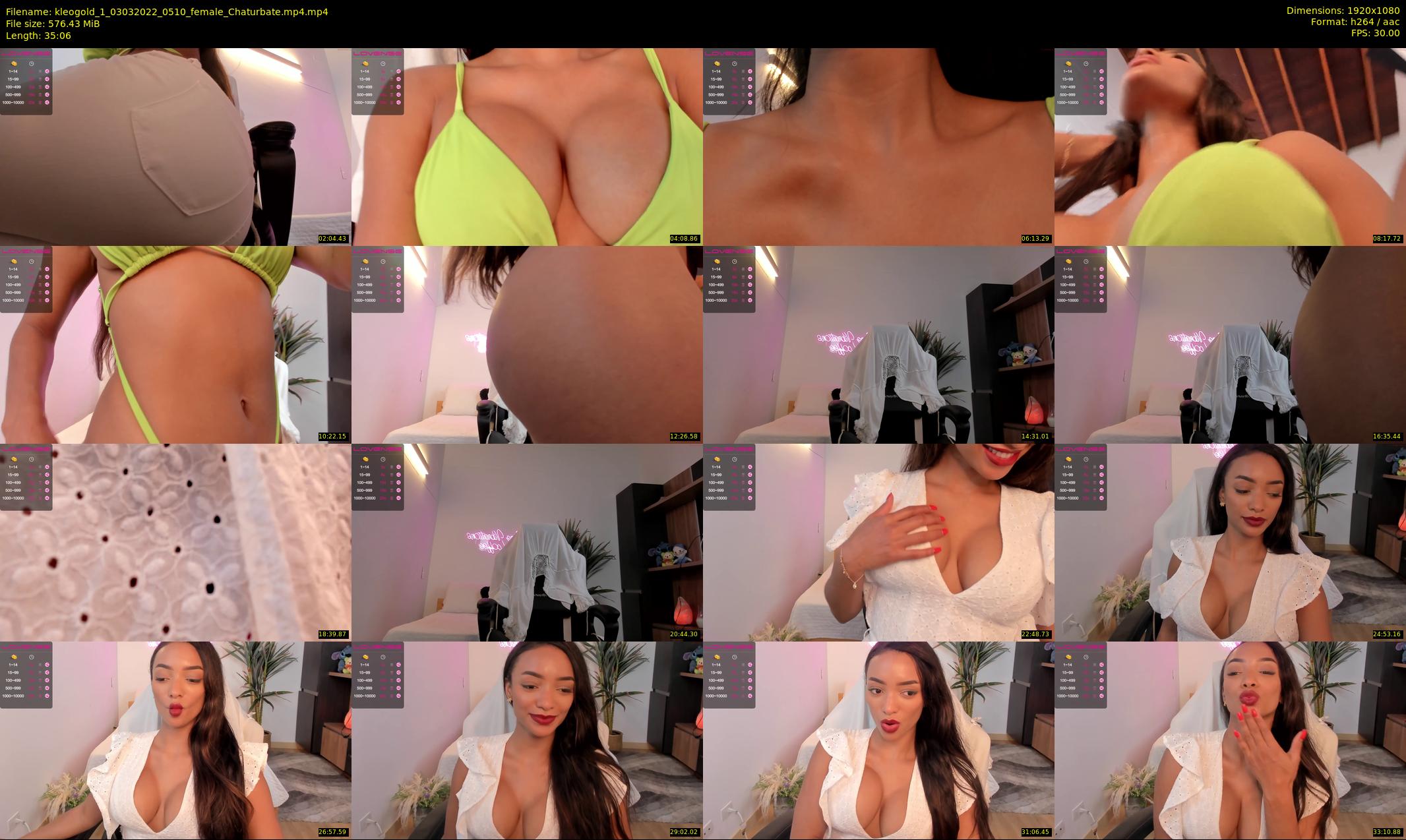kleogold_1 — 36 minute Chaturbate female cam show recording, 1080p, Mar 3, 2022