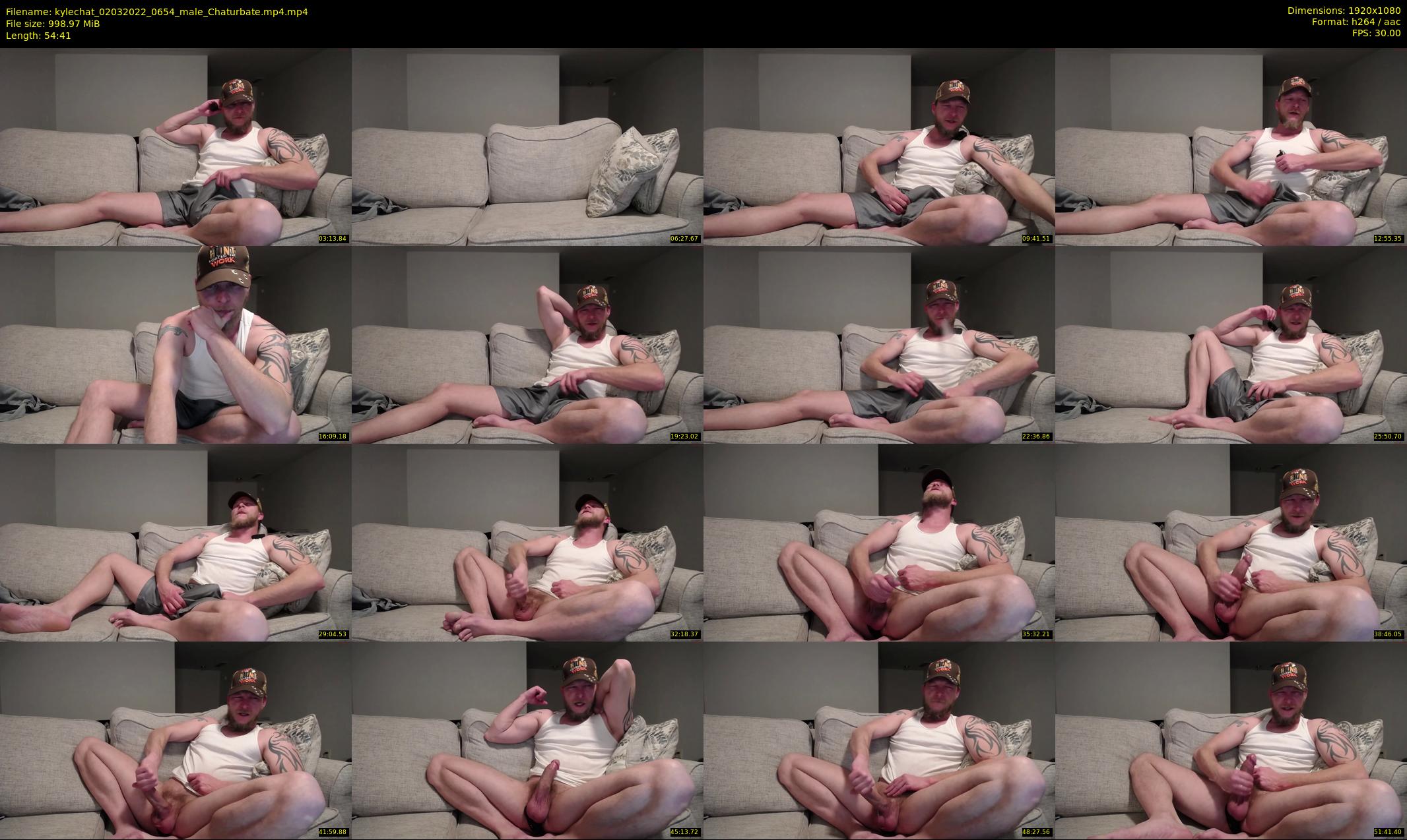 kylechat — 55 minute Chaturbate male cam show recording, 1080p, Mar 2, 2022