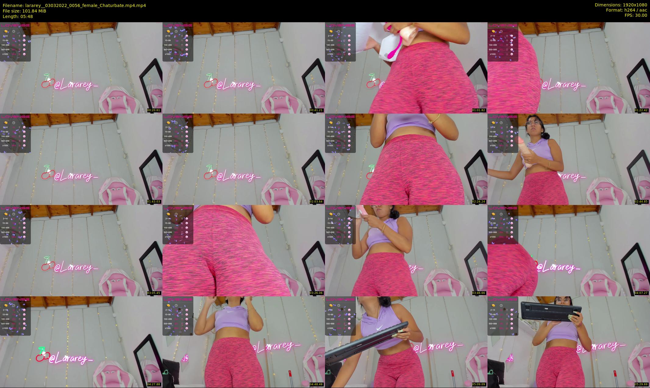 lararey_ — 6 minute Chaturbate female cam show recording, 1080p, Mar 3, 2022