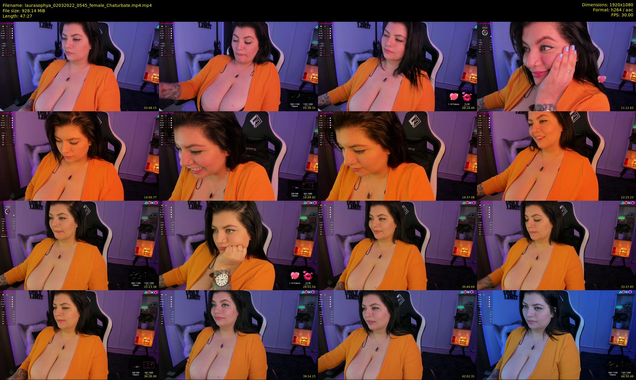 laurasophya — 48 minute Chaturbate female cam show recording, 1080p, Mar 2, 2022