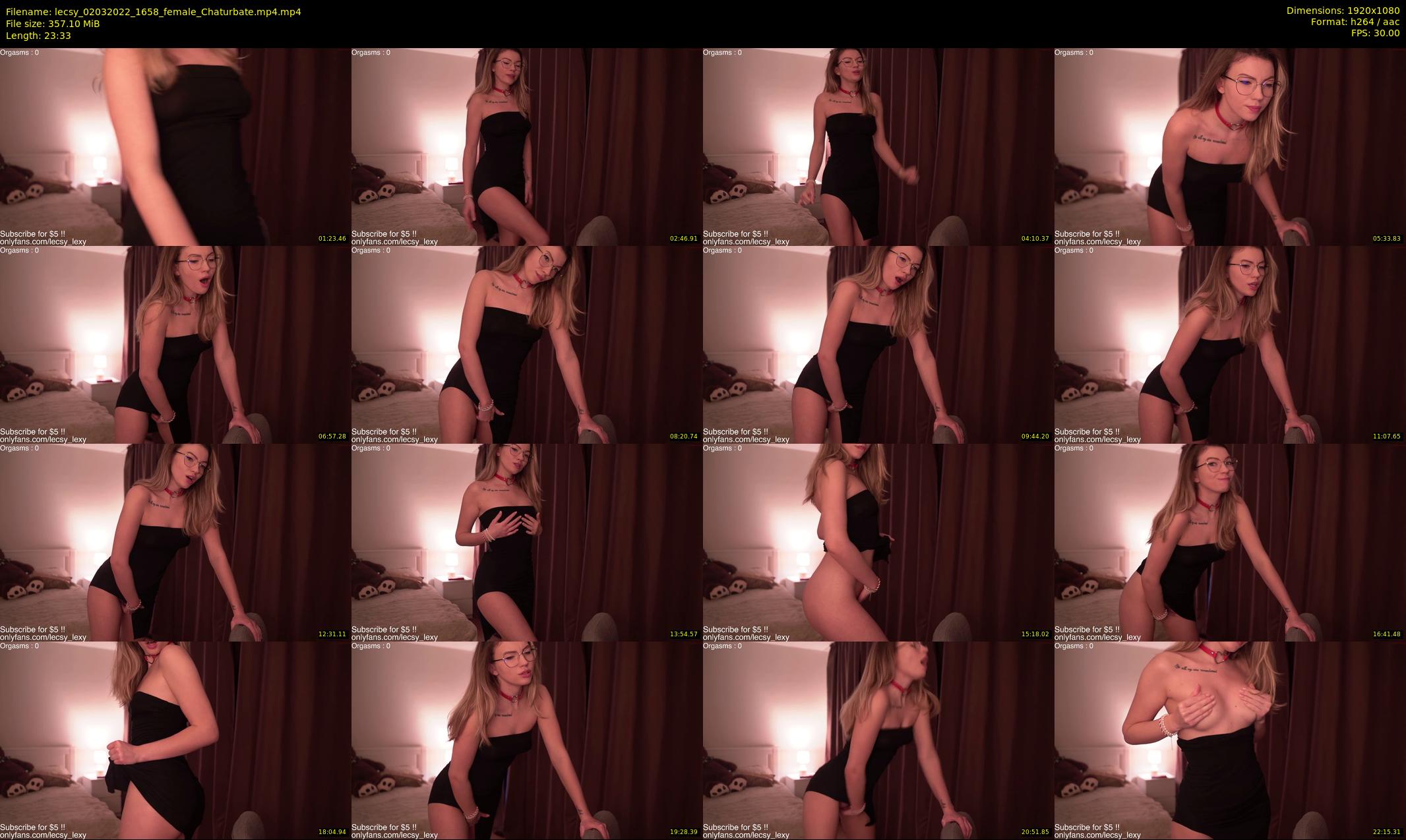 lecsy — 24 minute Chaturbate female cam show recording, 1080p, Mar 2, 2022