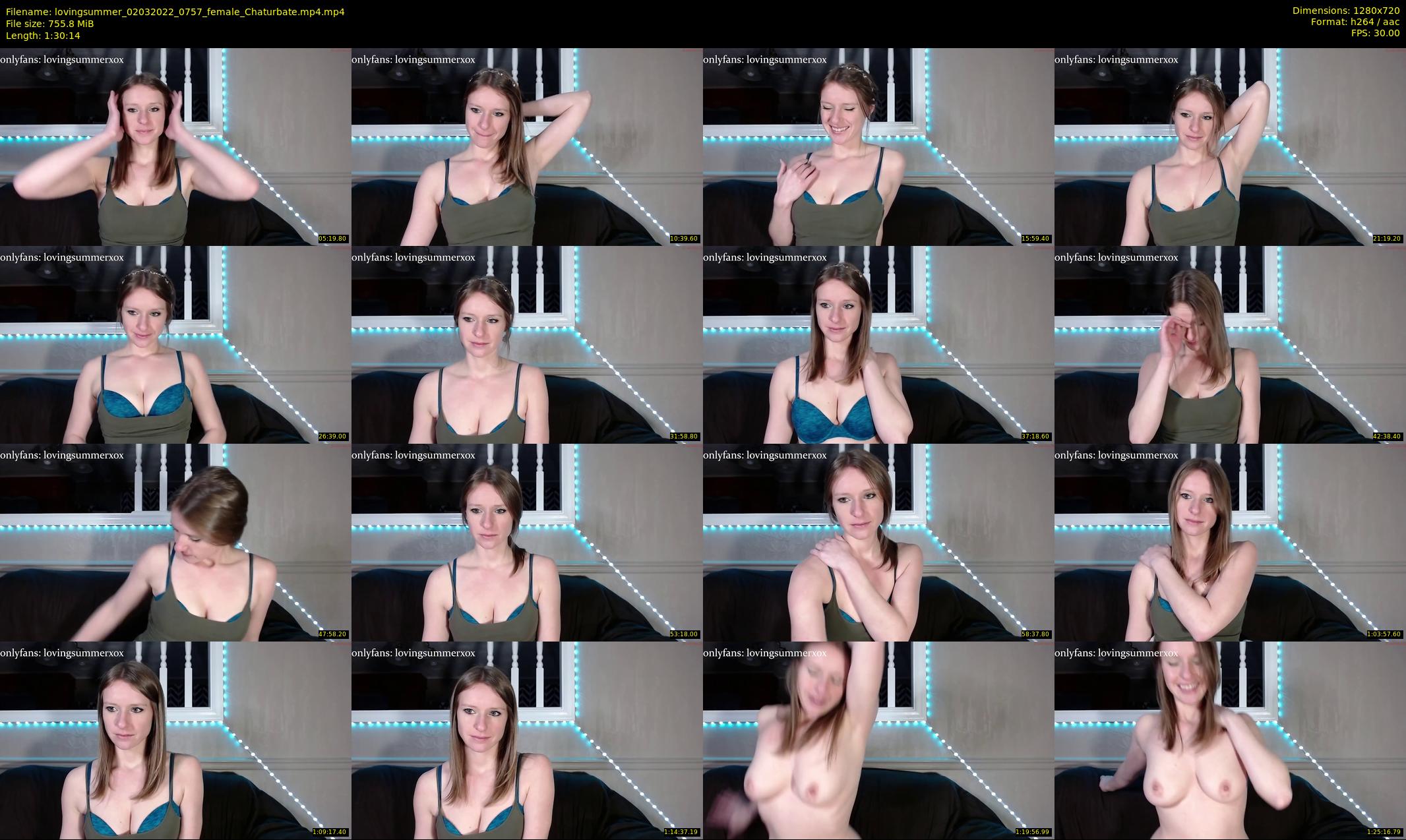 lovingsummer — 91 minute Chaturbate female cam show recording, 720p, Mar 2, 2022