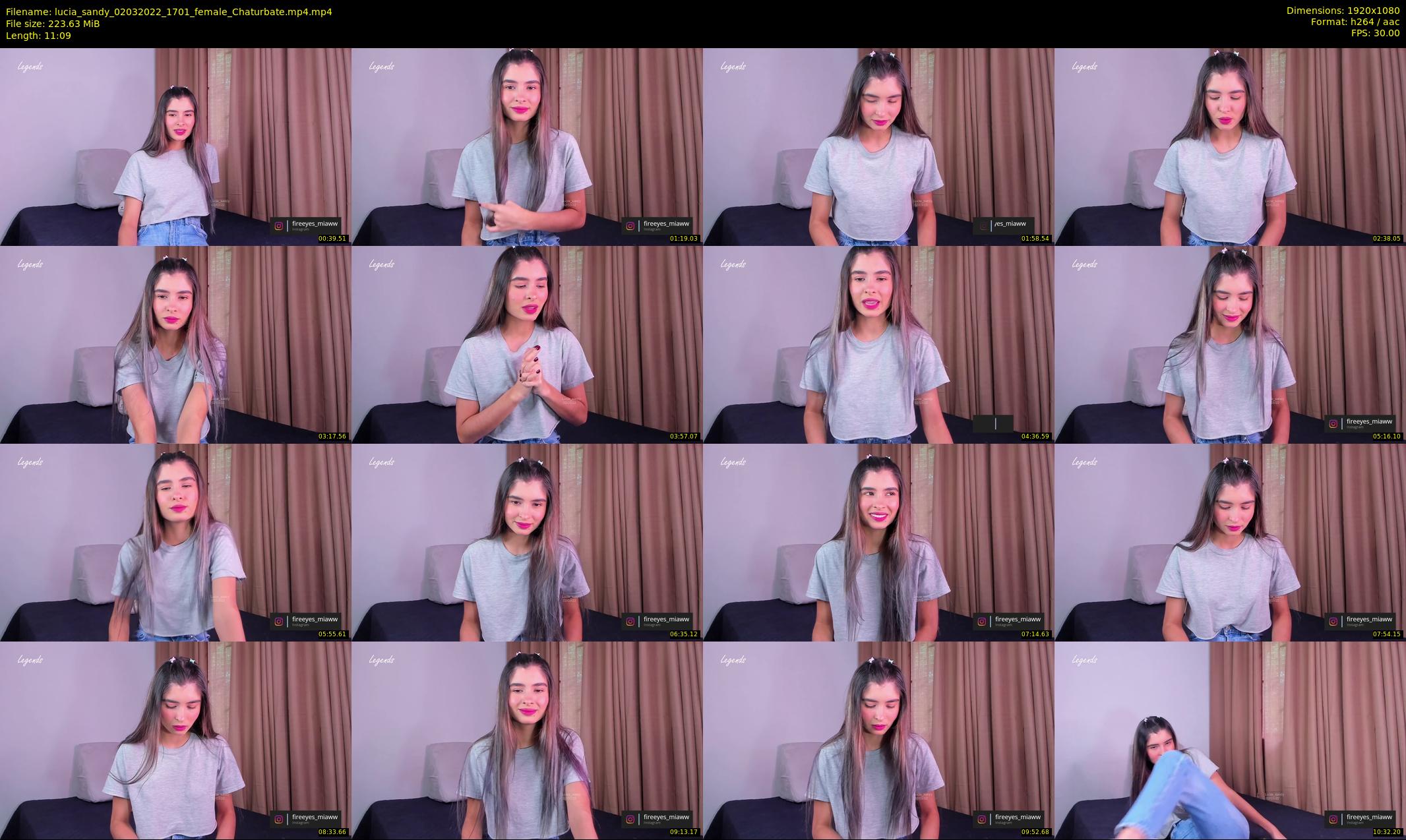 lucia_sandy — 12 minute Chaturbate female cam show recording, 1080p, Mar 2, 2022
