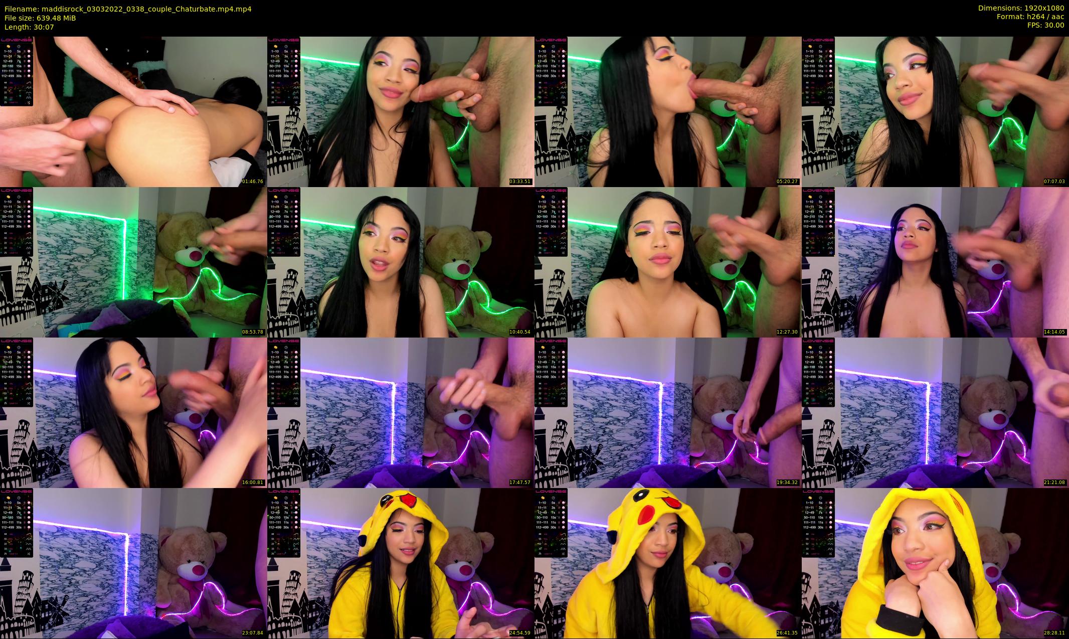 maddisrock — 31 minute Chaturbate couple cam show recording, 1080p, Mar 3, 2022