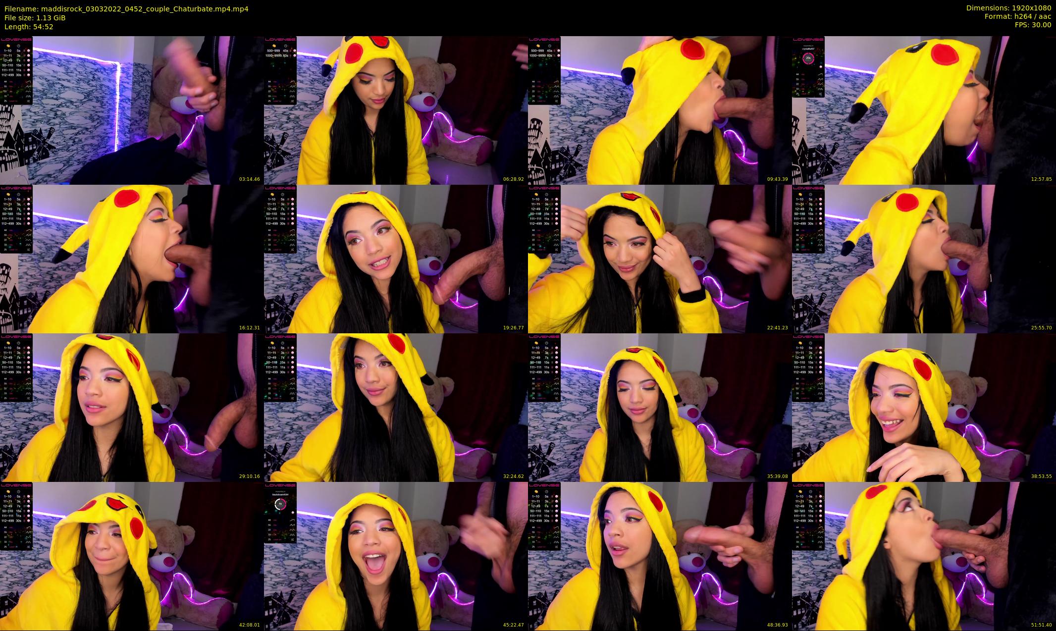 maddisrock — 55 minute Chaturbate couple cam show recording, 1080p, Mar 3, 2022