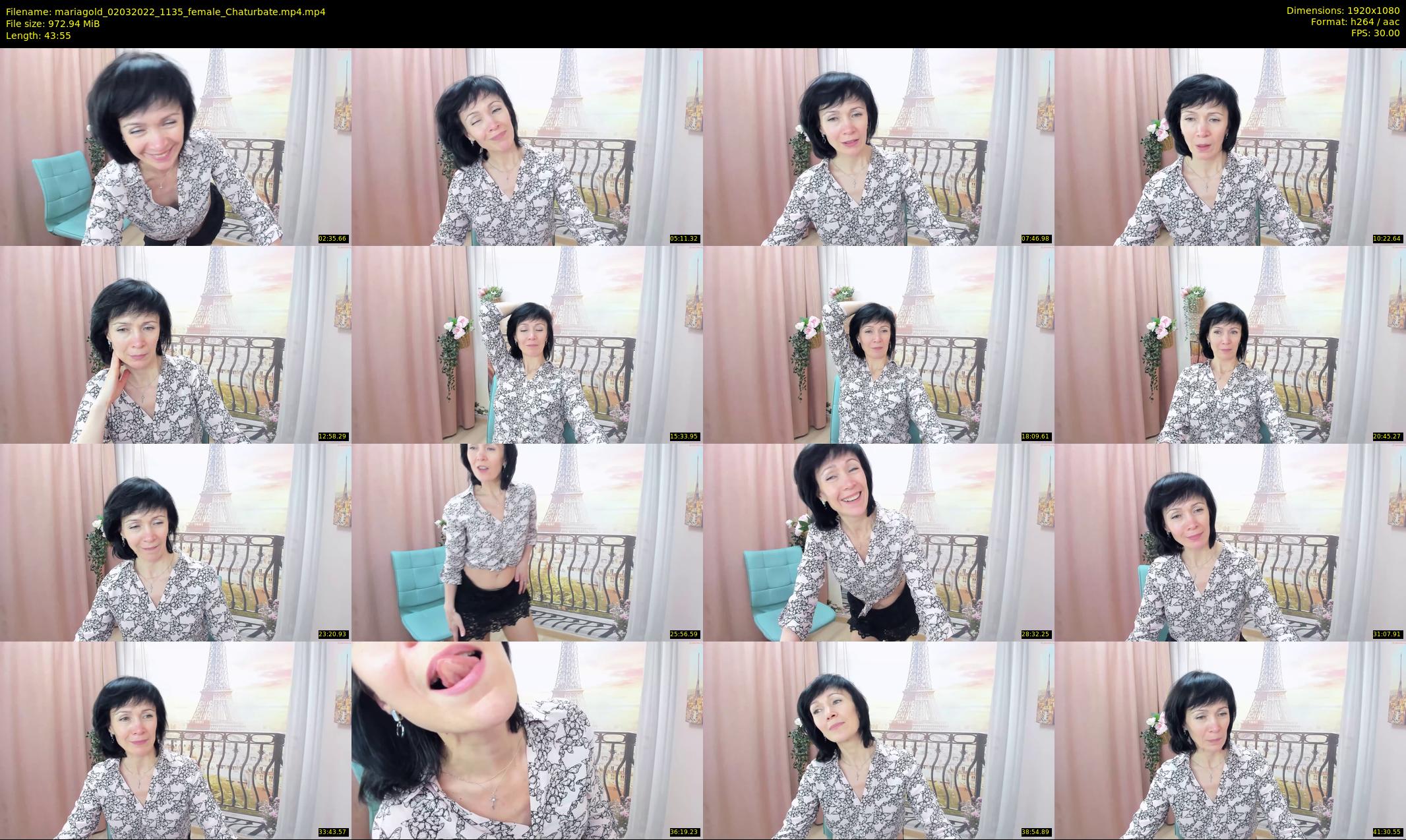 mariagold — 44 minute Chaturbate female cam show recording, 1080p, Mar 2, 2022