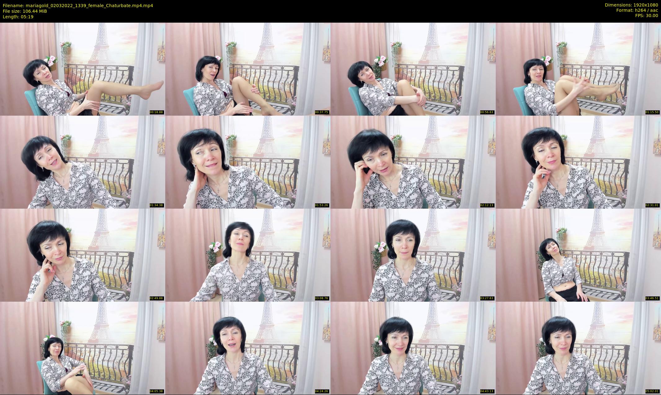mariagold — 6 minute Chaturbate female cam show recording, 1080p, Mar 2, 2022