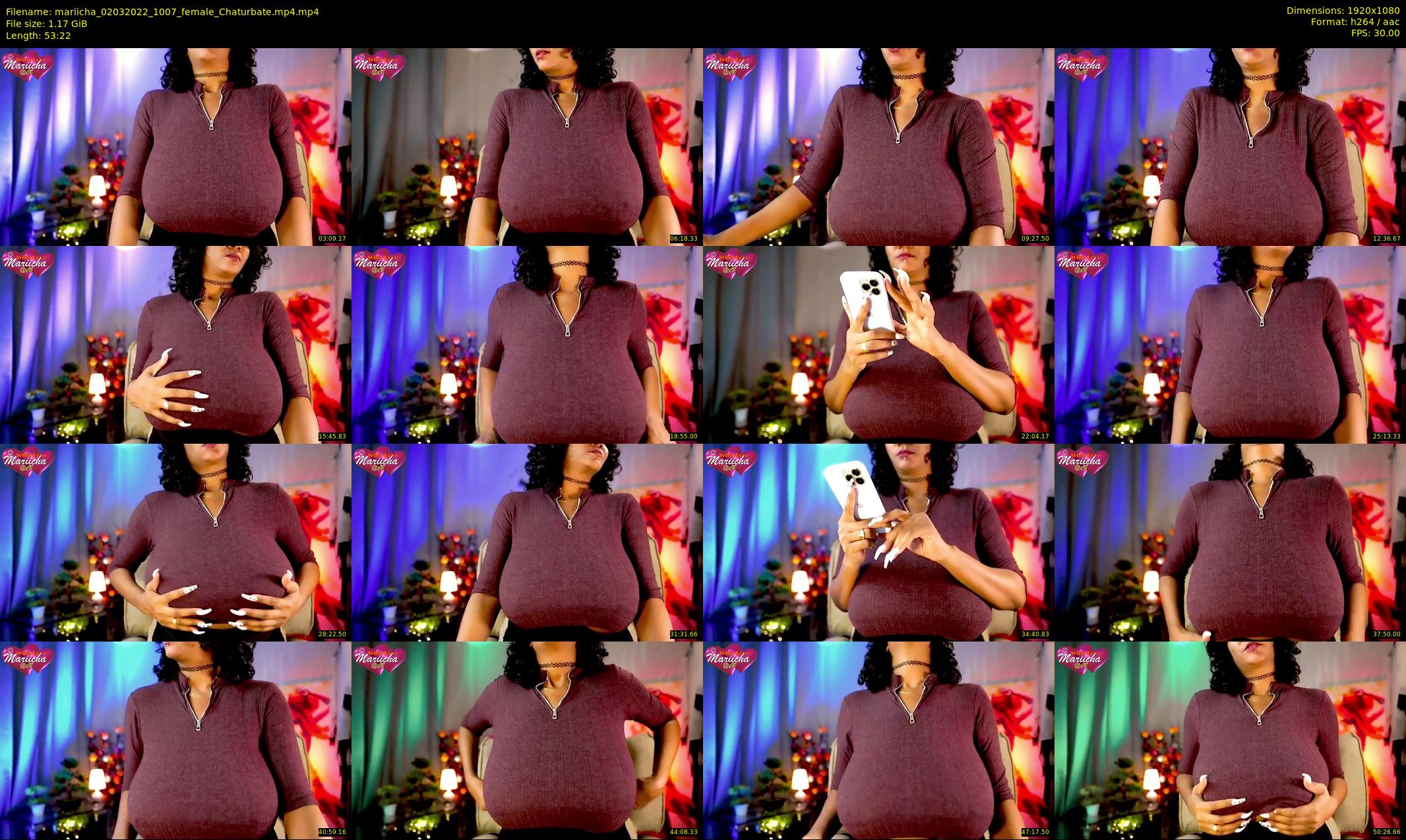 mariicha — 54 minute Chaturbate female cam show recording, 1080p, Mar 2, 2022