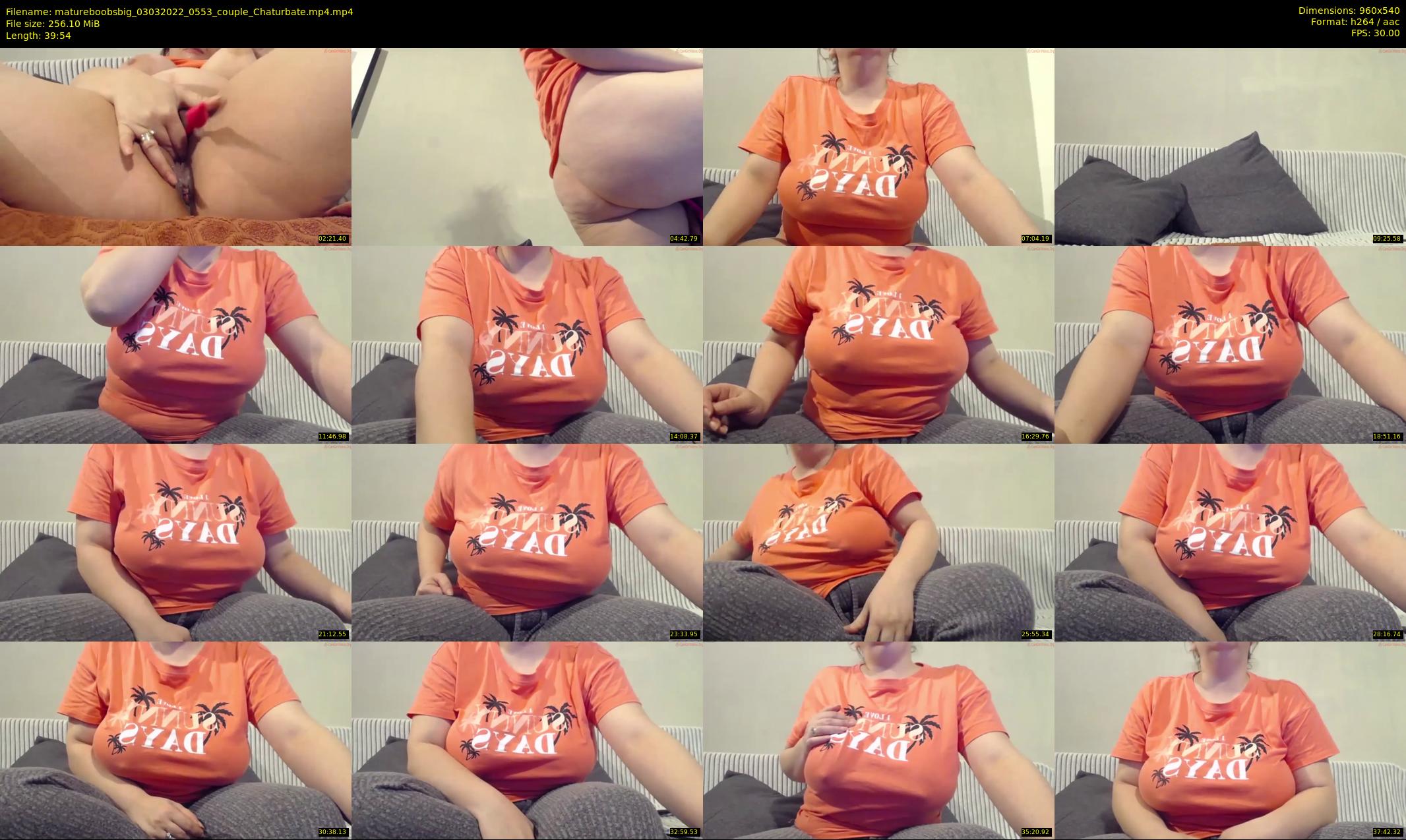 matureboobsbig — 40 minute Chaturbate female cam show recording, 480p, Mar 3, 2022