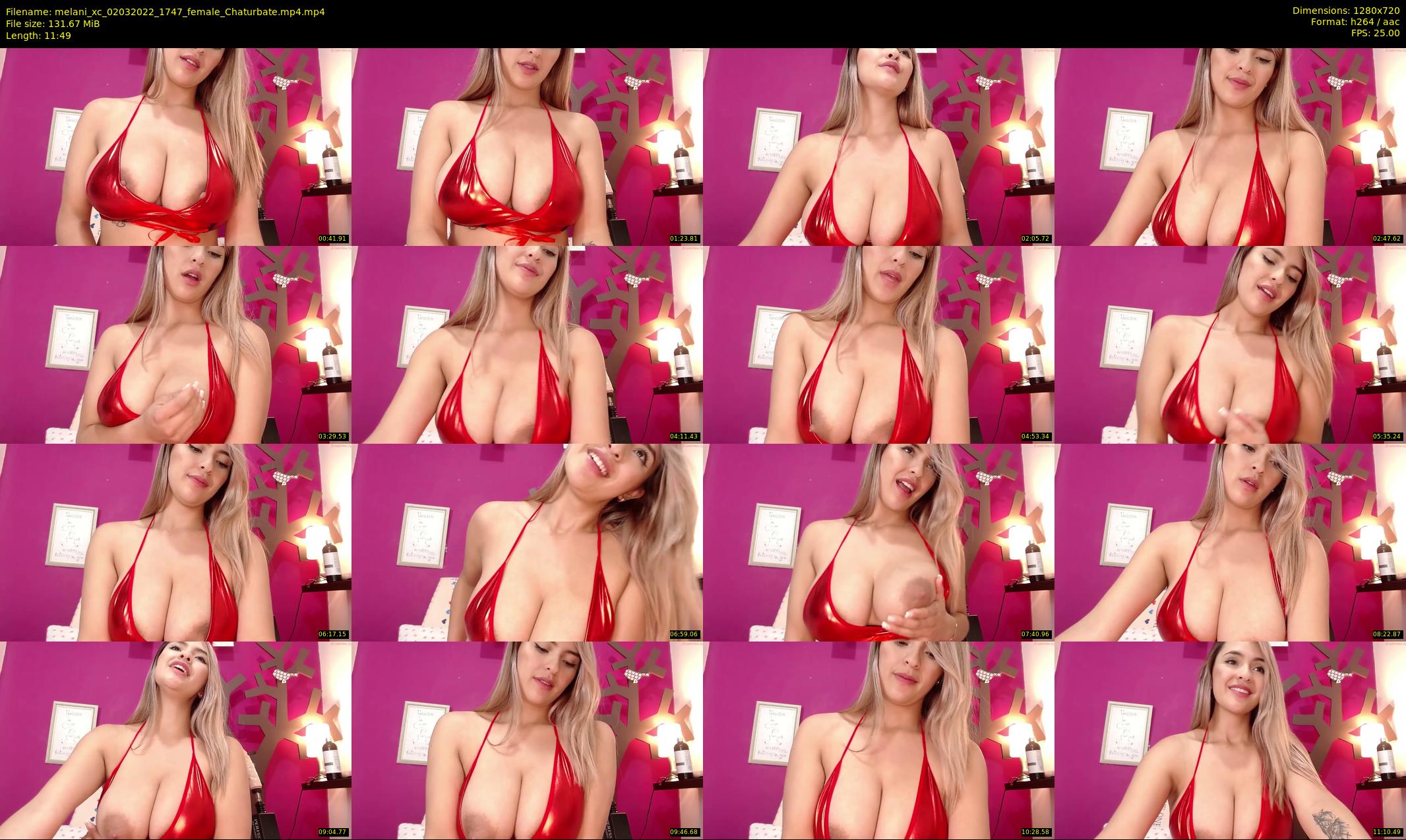 melani_xc — 12 minute Chaturbate female cam show recording, 720p, Mar 2, 2022