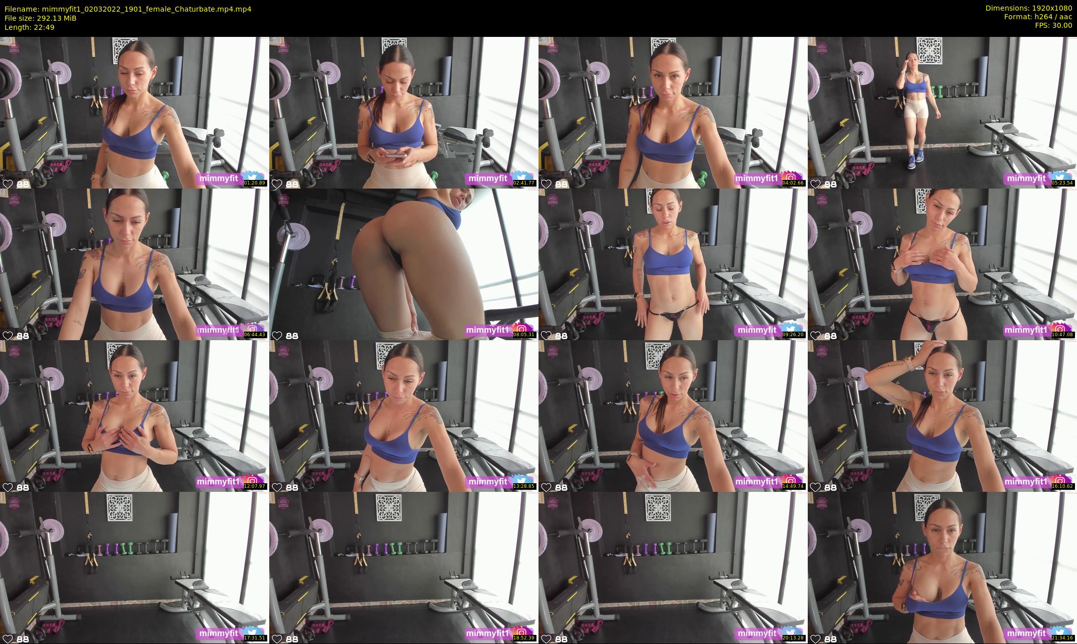 mimmyfit1 — 23 minute Chaturbate female cam show recording, 1080p, Mar 2, 2022
