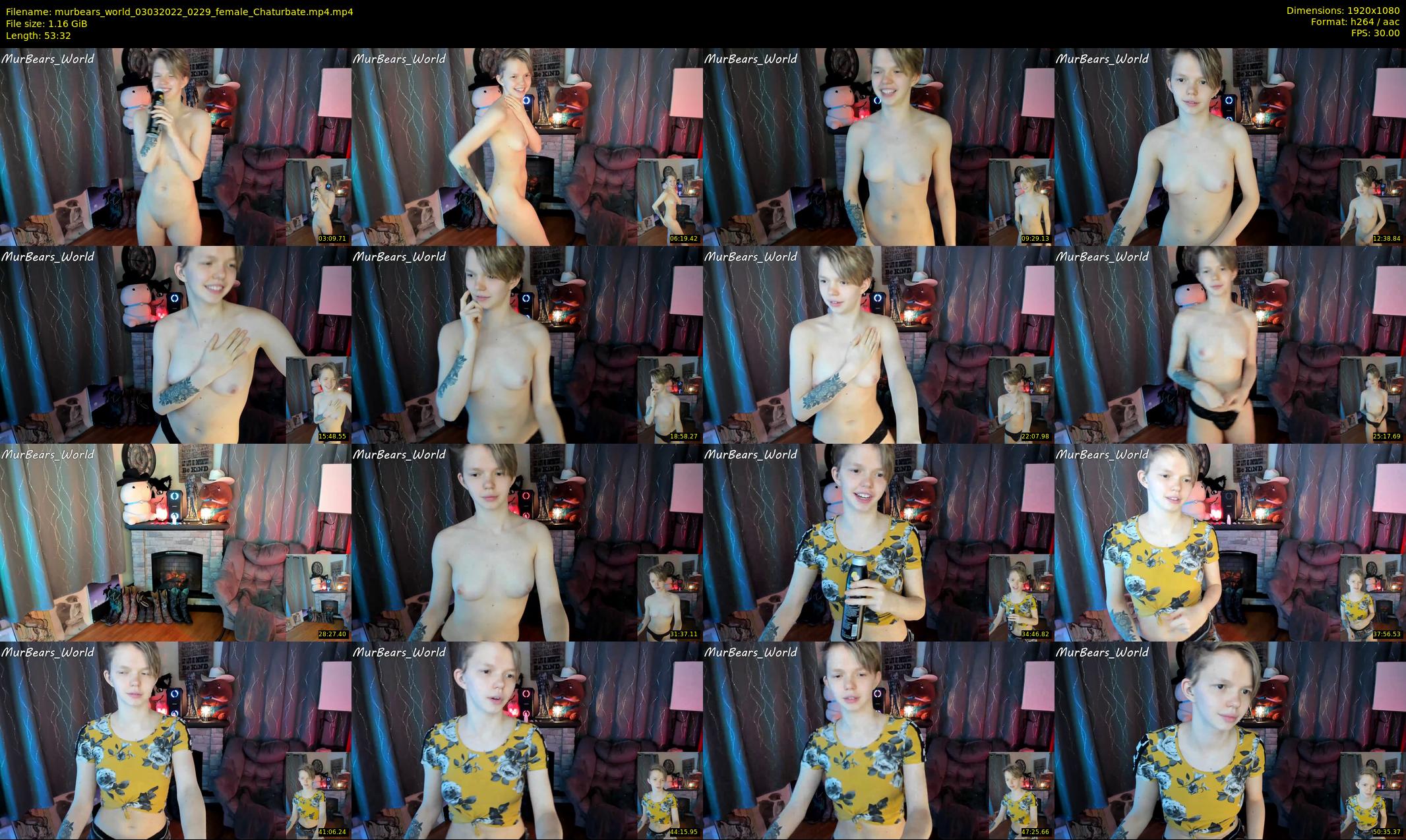 murbears_world — 54 minute Chaturbate female cam show recording, 1080p, Mar 3, 2022