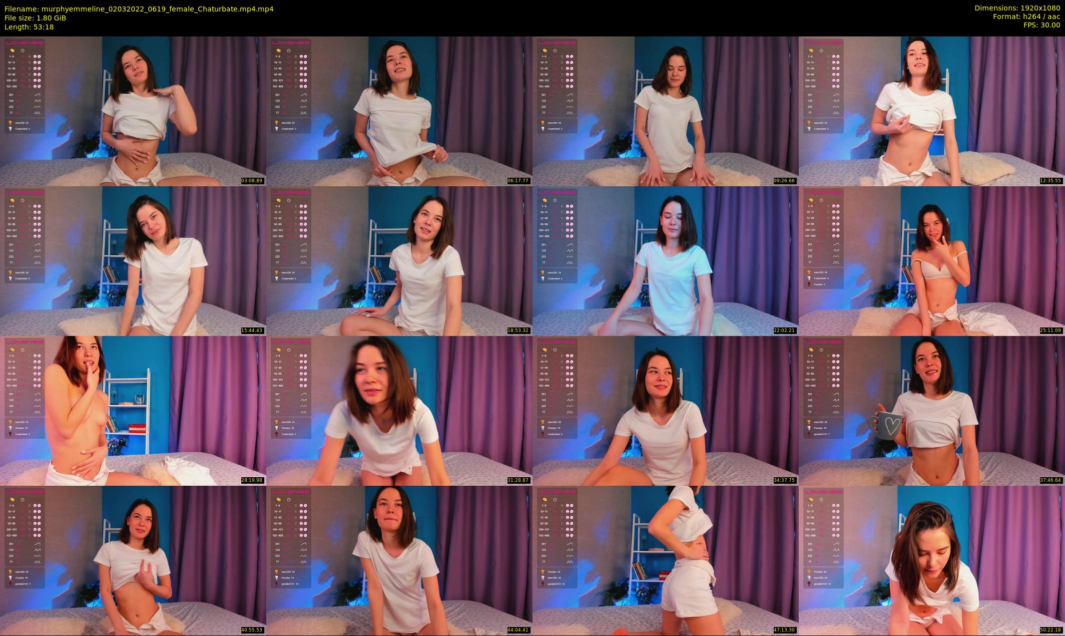 murphyemmeline — 54 minute Chaturbate female cam show recording, 1080p, Mar 2, 2022