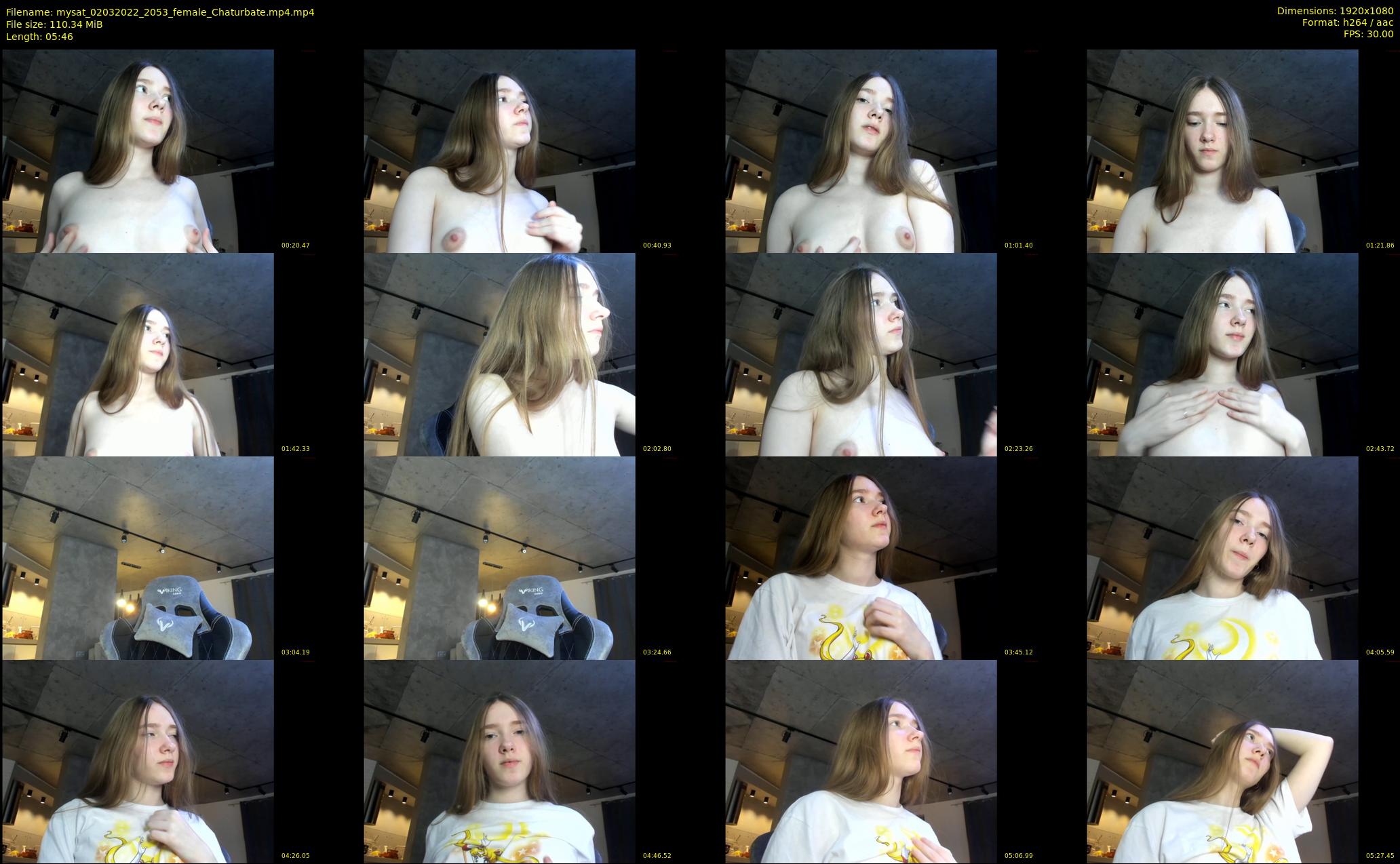 mysat — 6 minute Chaturbate female cam show recording, 1080p, Mar 2, 2022