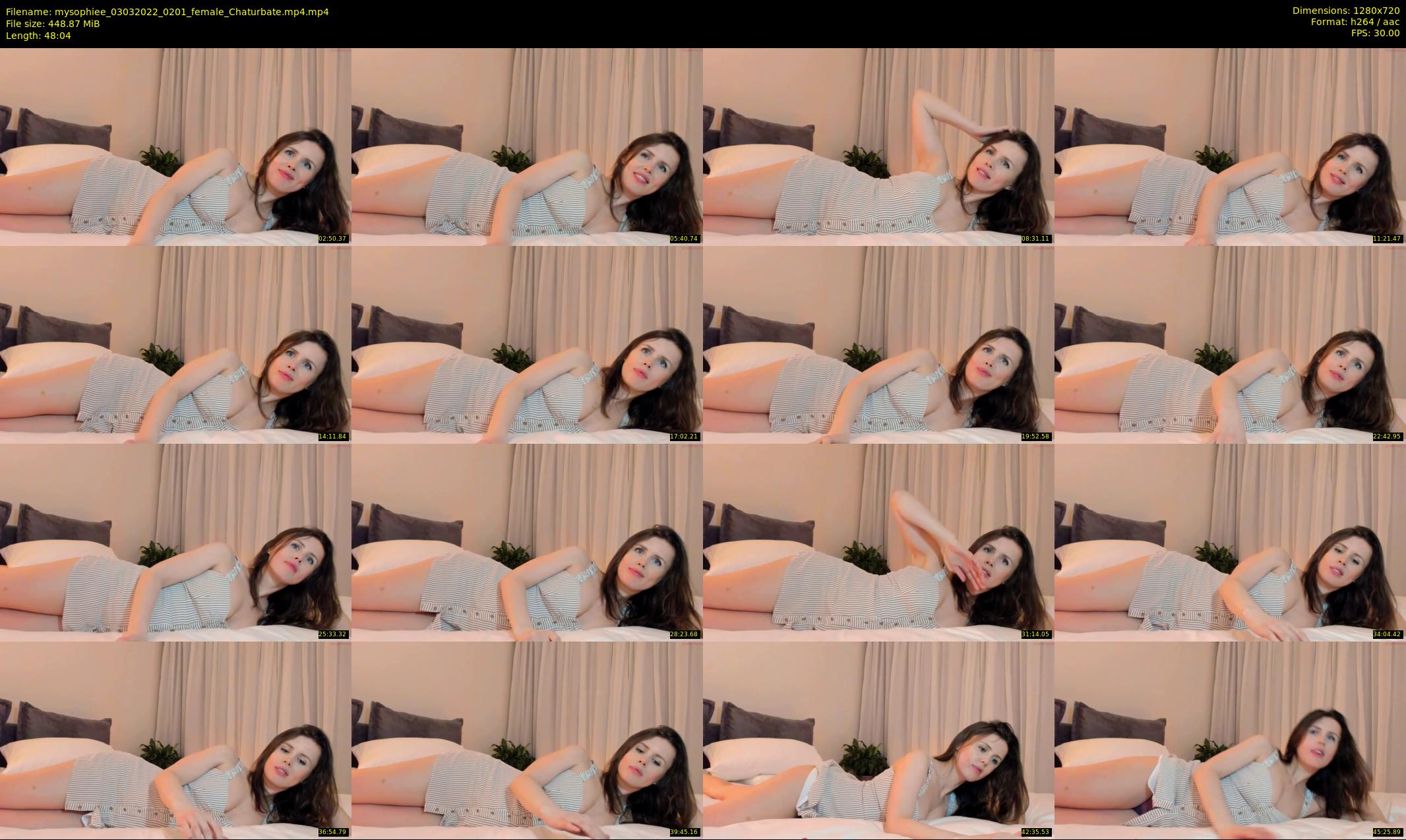 mysophiee — 49 minute Chaturbate female cam show recording, 720p, Mar 3, 2022